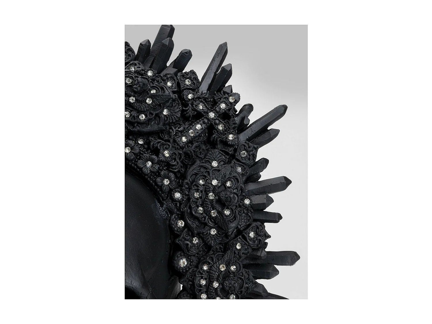 Objet décoratif King Skull noir 49cm