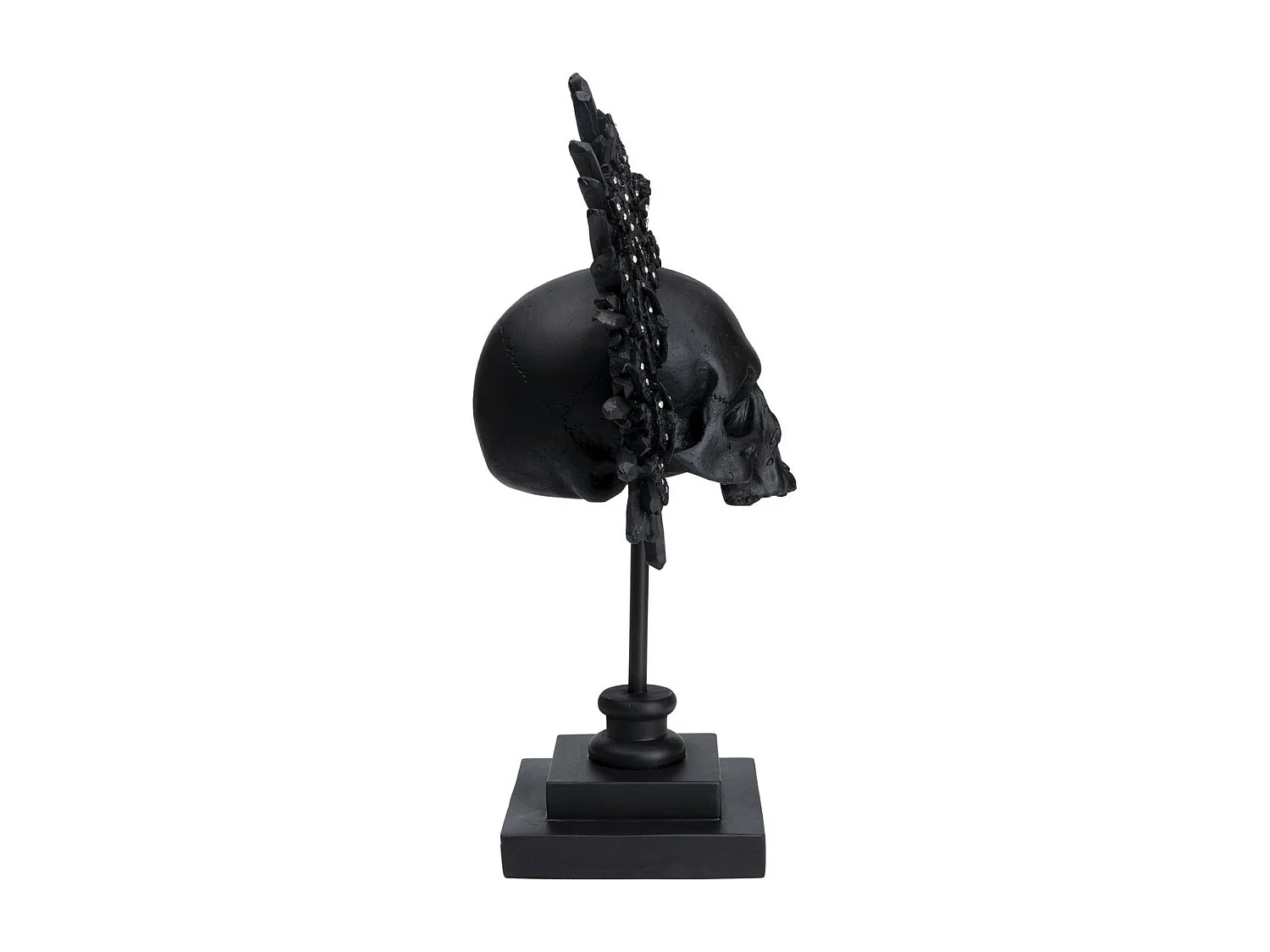 Objet décoratif King Skull noir 49cm
