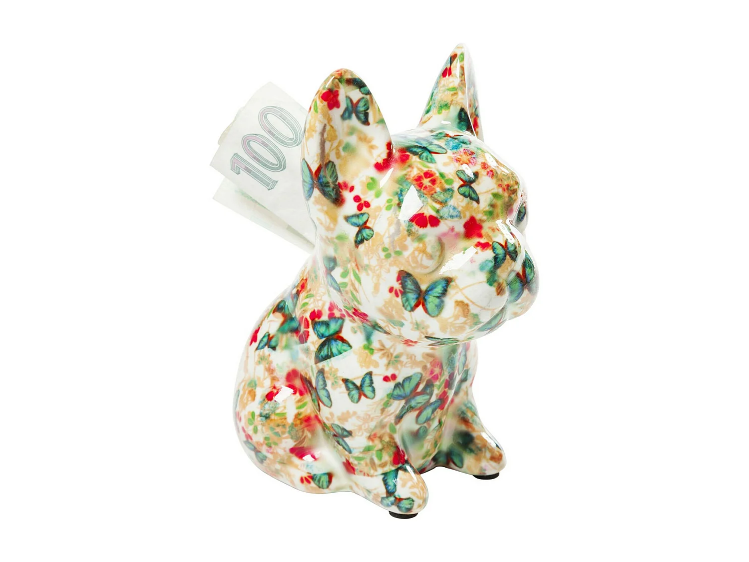 Spardose Dog Fiore 12cm Sortiert