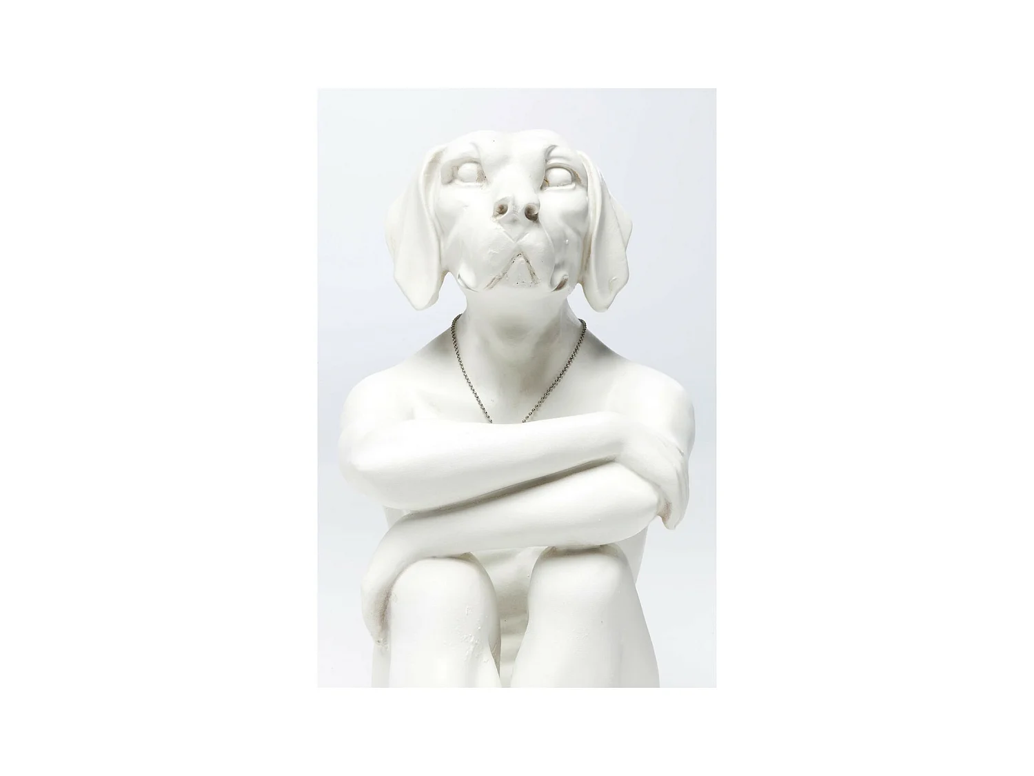 Figura decorativa Gangster Dog crema