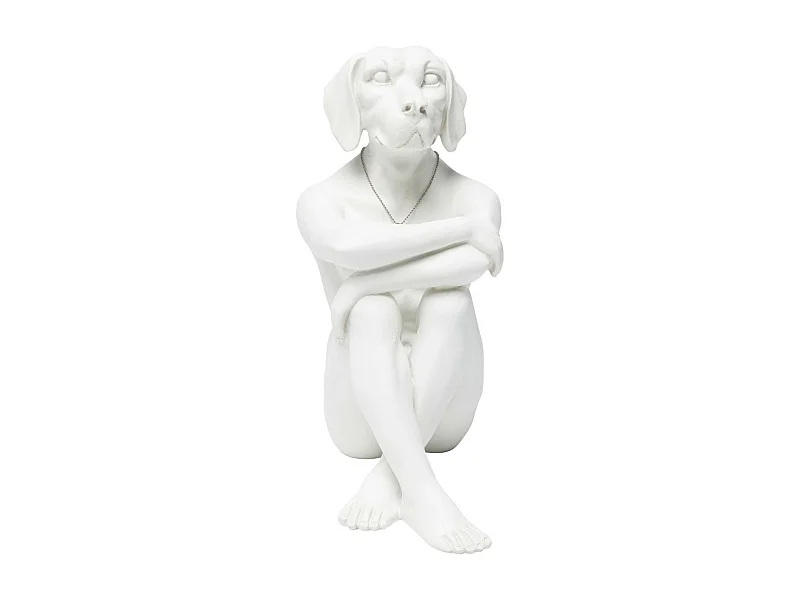 Deko Figur Gangster Dog Cream