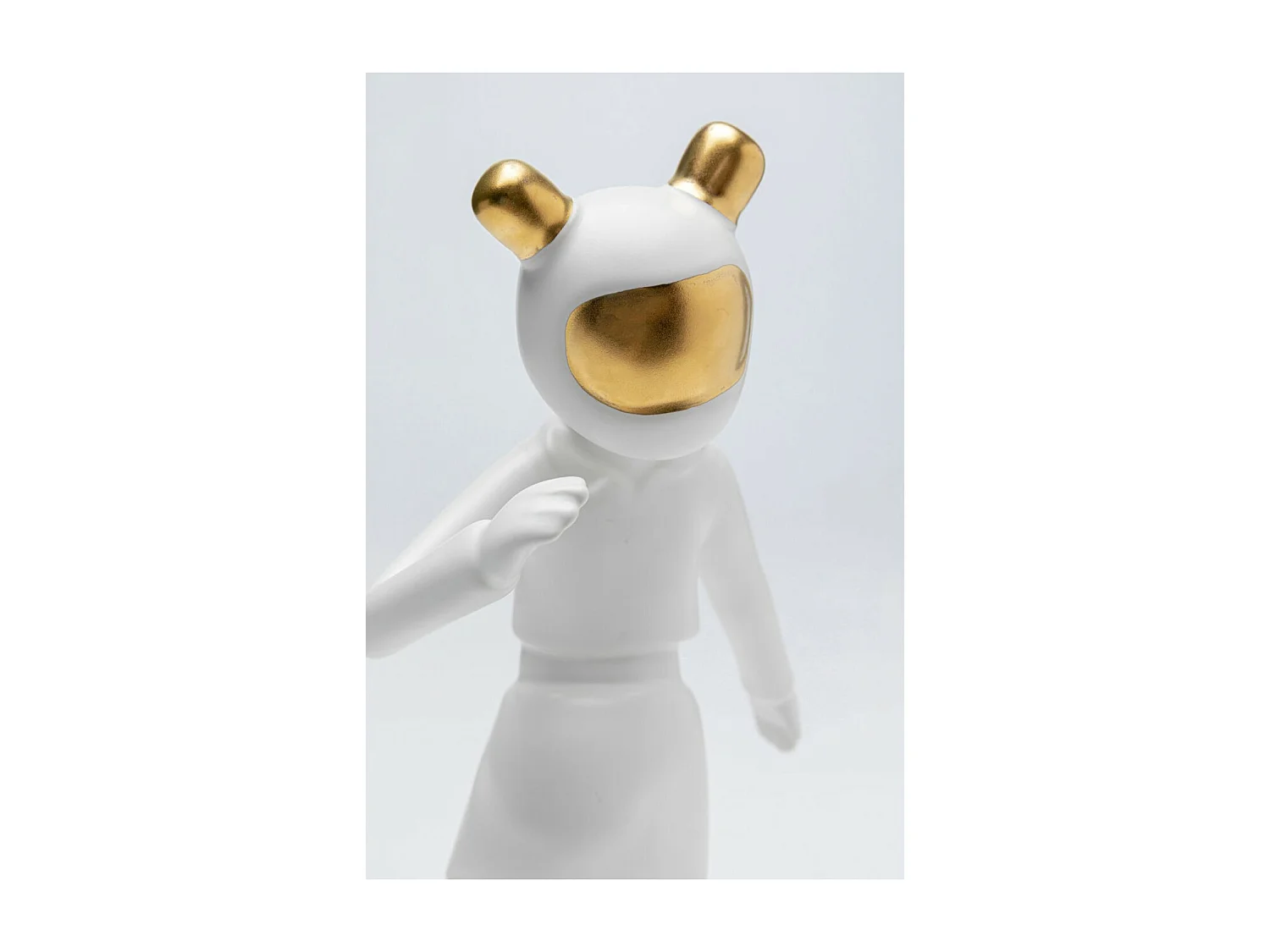 Deko Figur Skating Astronaut Weiß 33cm