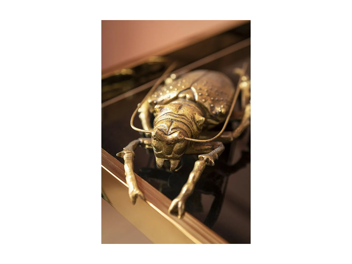 Decorazione da parete Longicorn Beetle oro