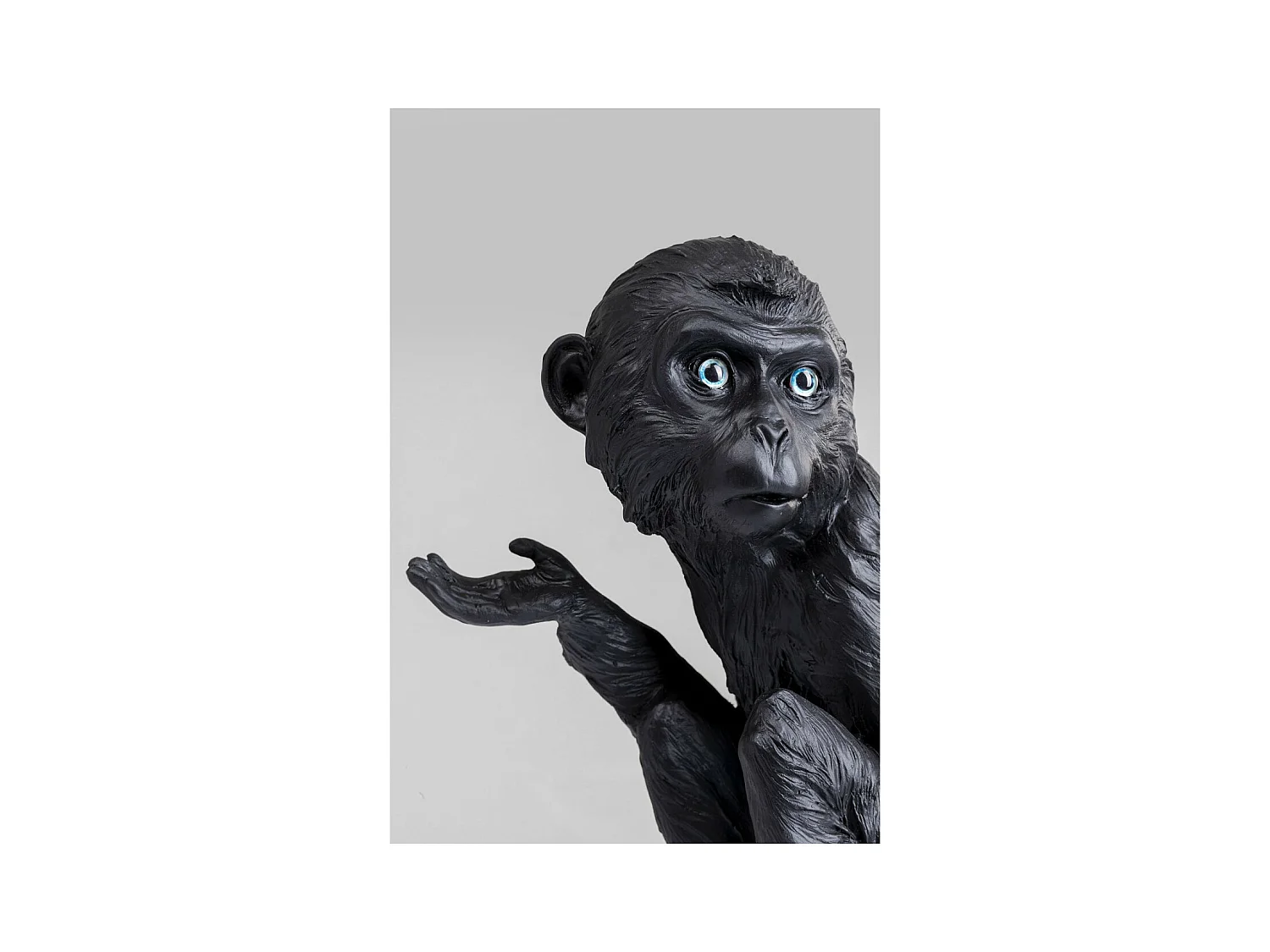 Figura decorativa Circus Monkey nero 108cm