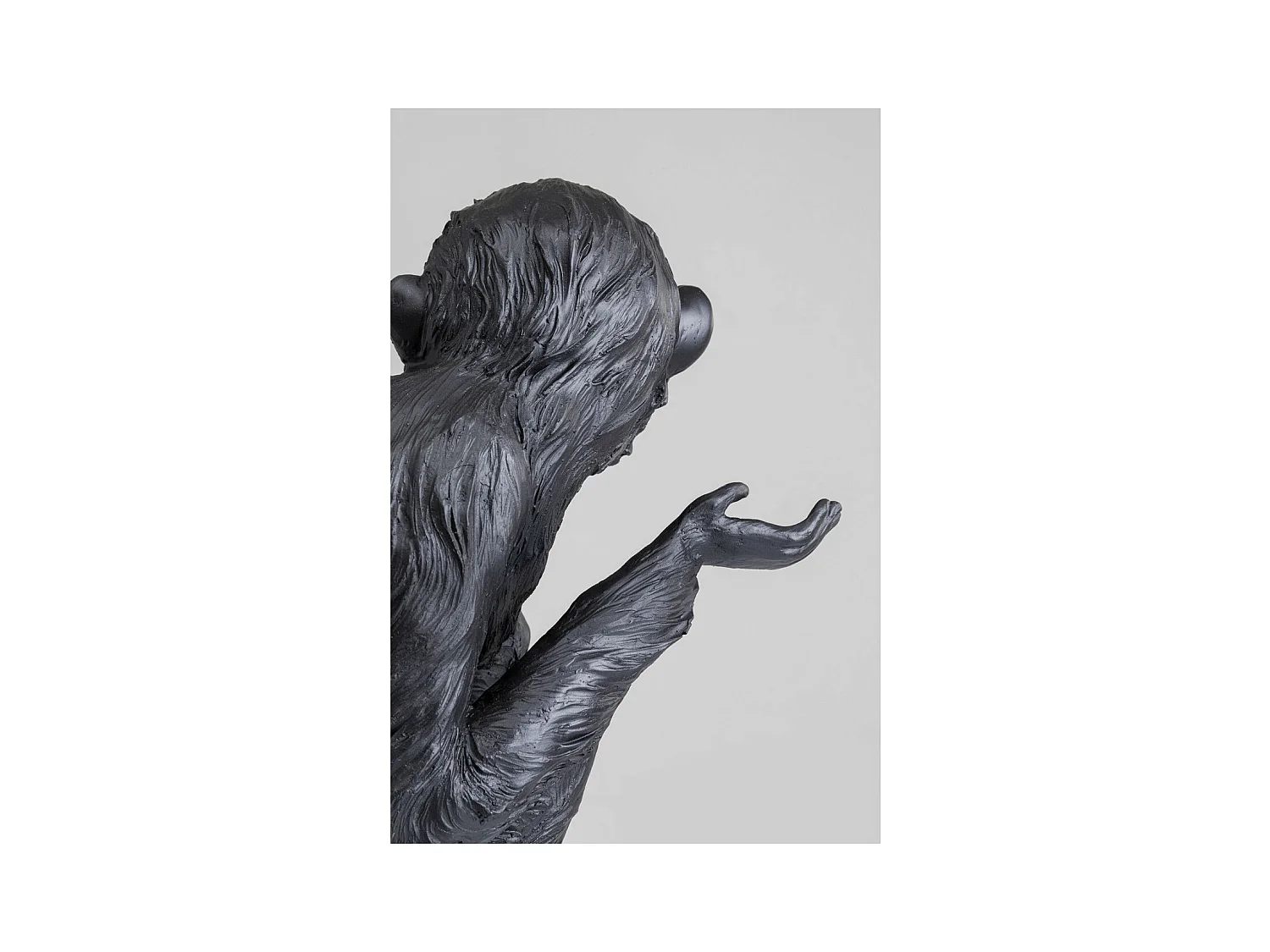 Figura decorativa Circus Monkey nero 108cm