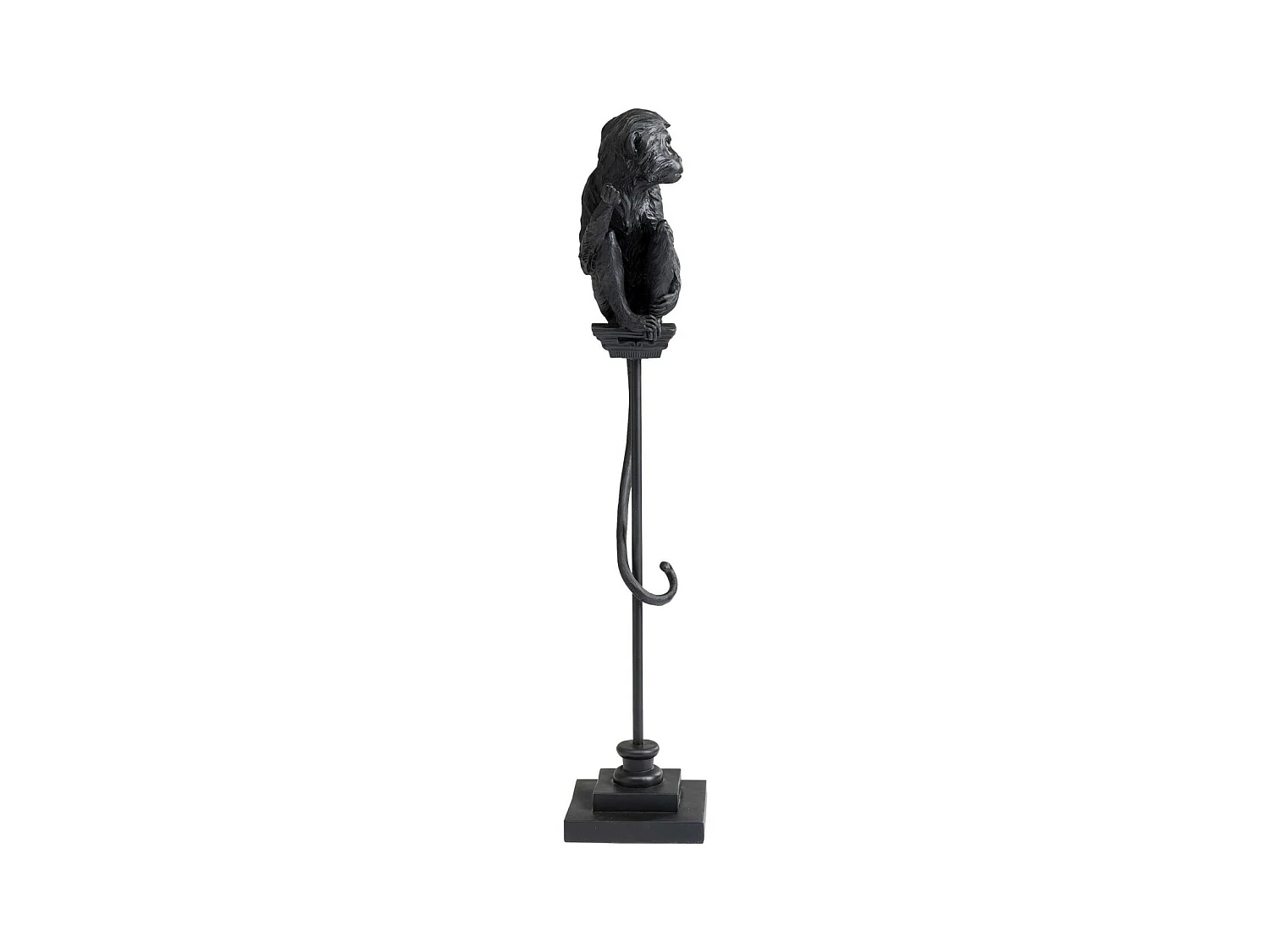 Figura decorativa Circus Monkey nero 108cm