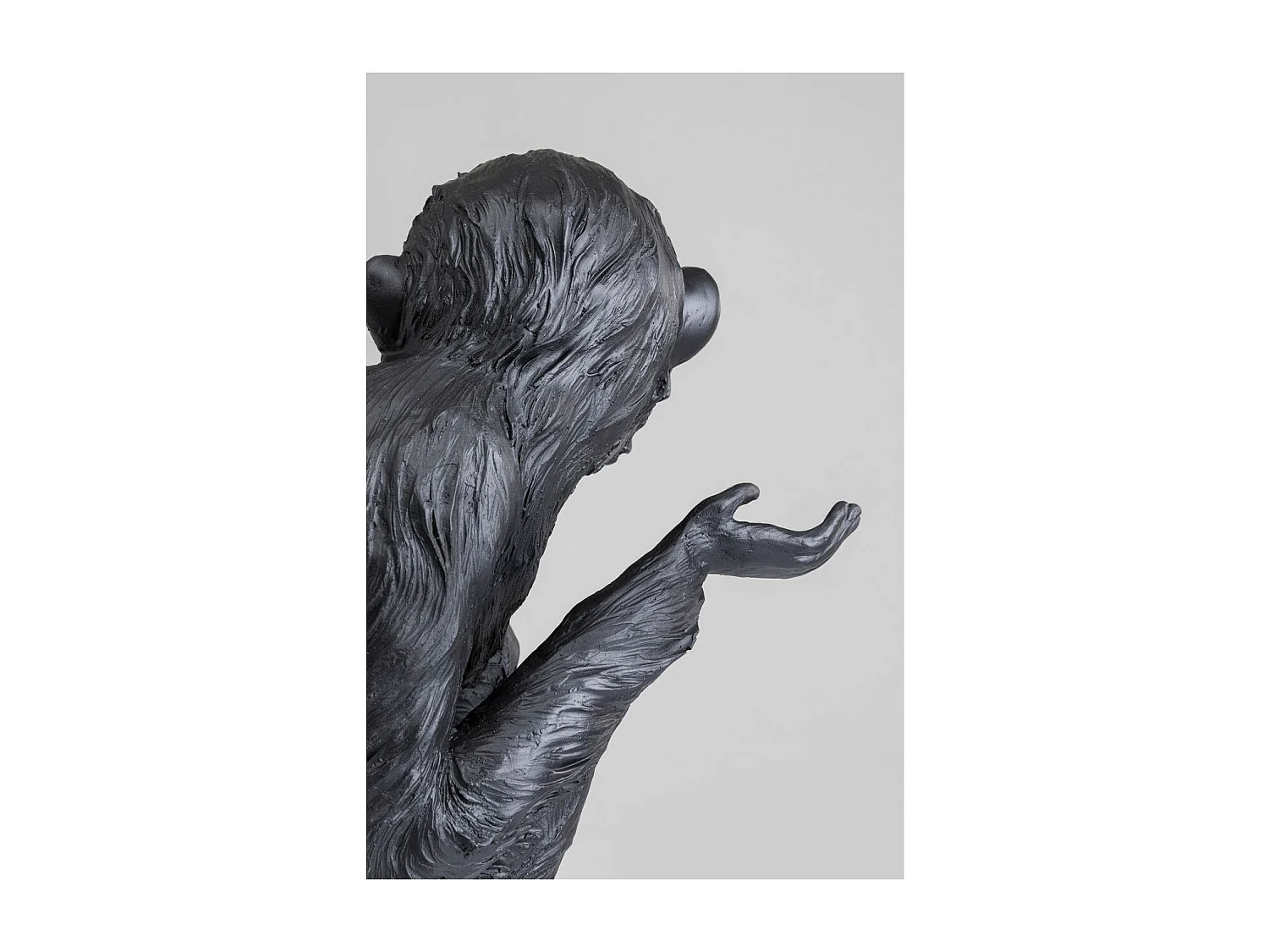 Deko Figur Circus Monkey Schwarz 108