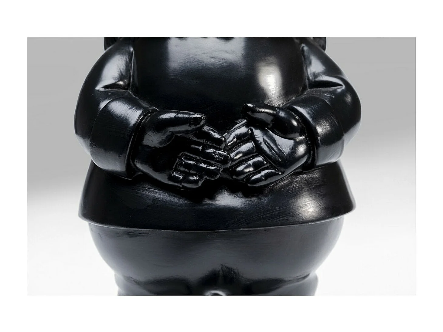 Figurine décorative Nain Standing noir-doré 30