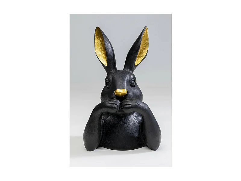 Figurine décorative Sweet Rabbit noir 23cm