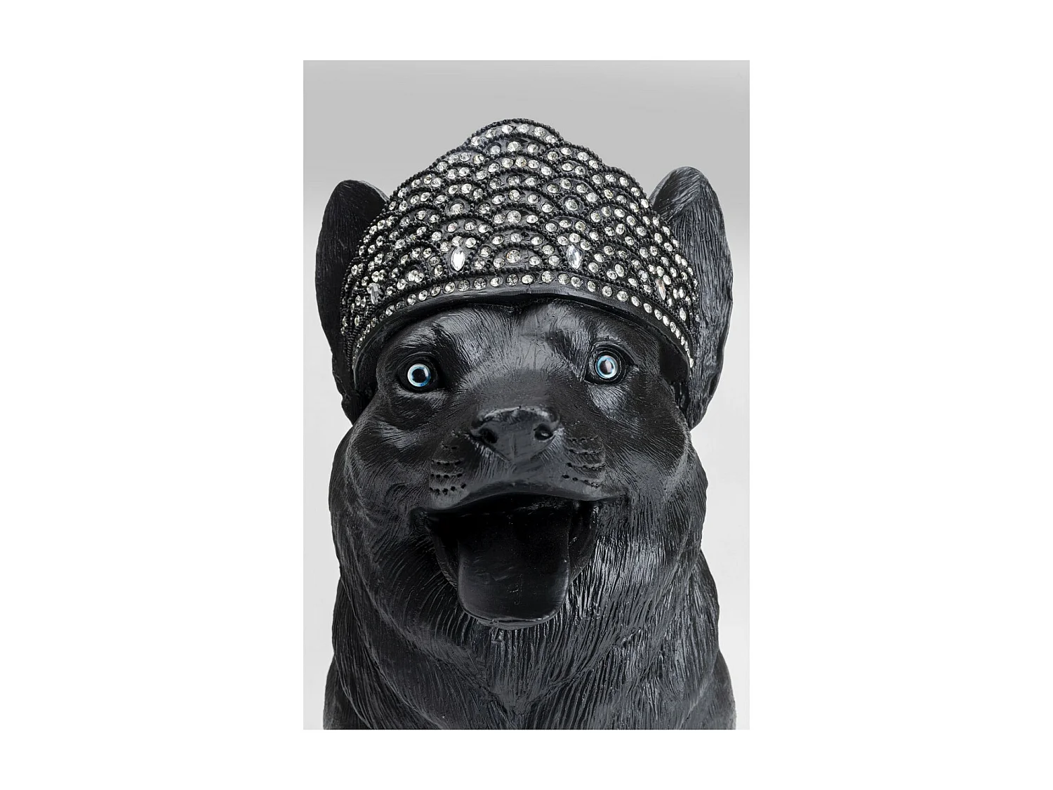 Figurine décorative Royal Standing Corgi noir 52cm