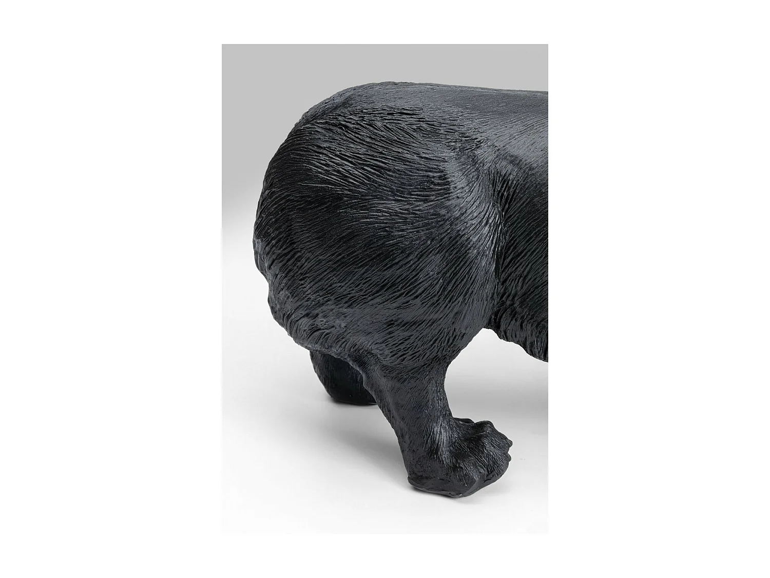 Figurine décorative Royal Standing Corgi noir 52cm