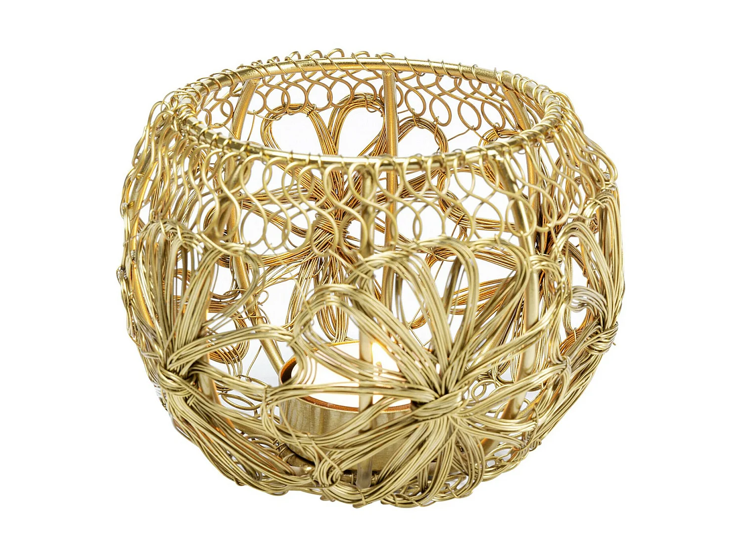 Photophore Hayat laiton Ø12cm