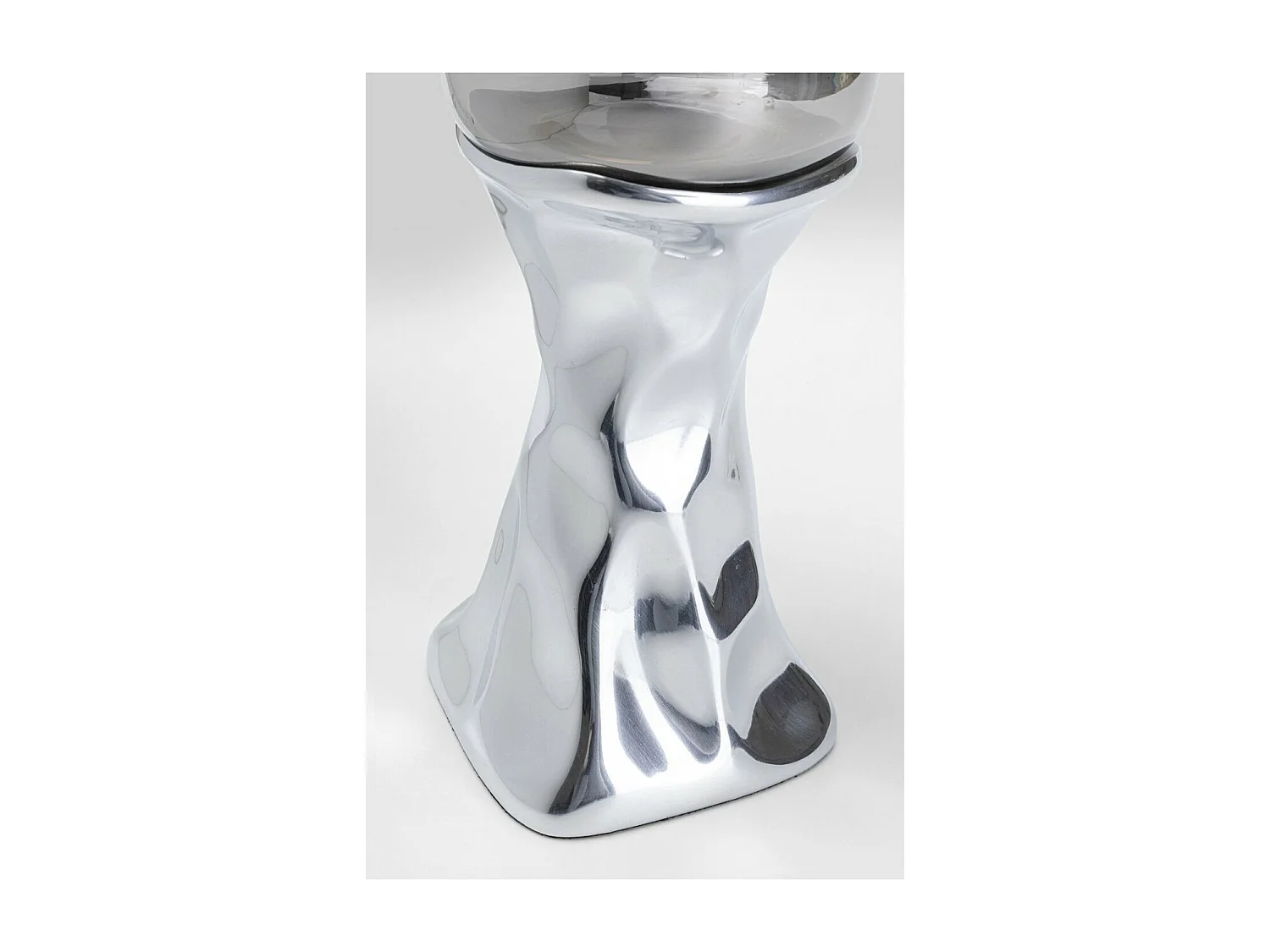 Kerzenständer Jade Silber 33cm