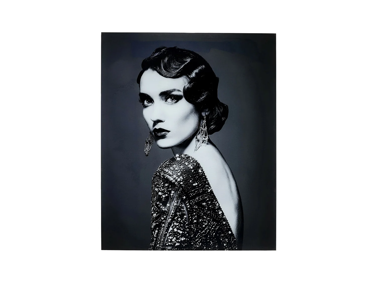 Quadro in vetro Beauty Lady 120x150cm