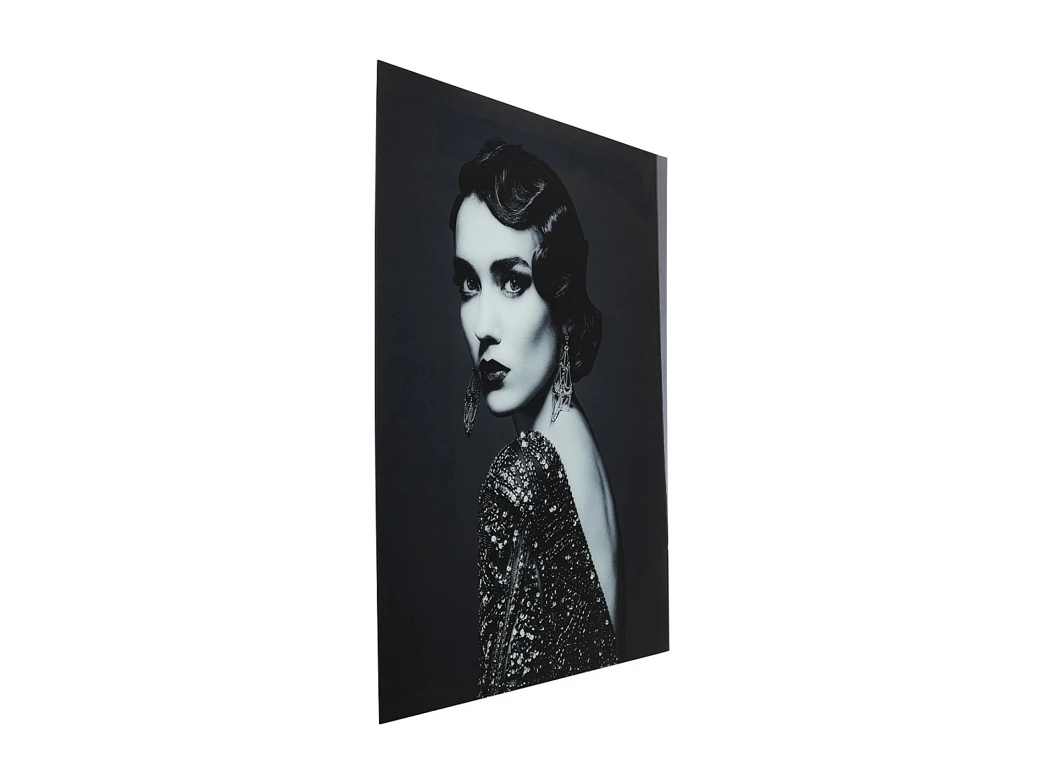 Quadro in vetro Beauty Lady 120x150cm