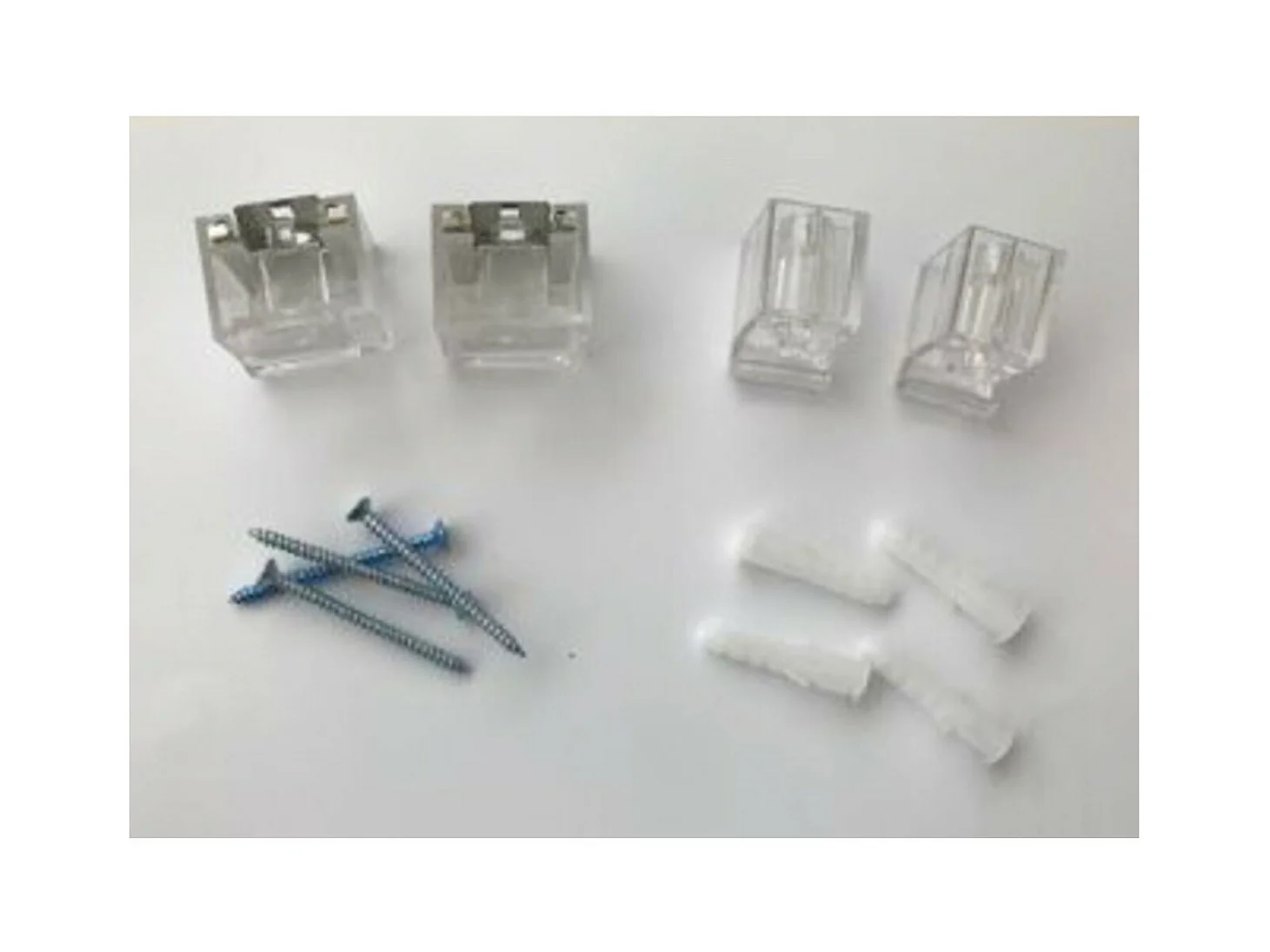 Gancio per quadri vetro (4/set)