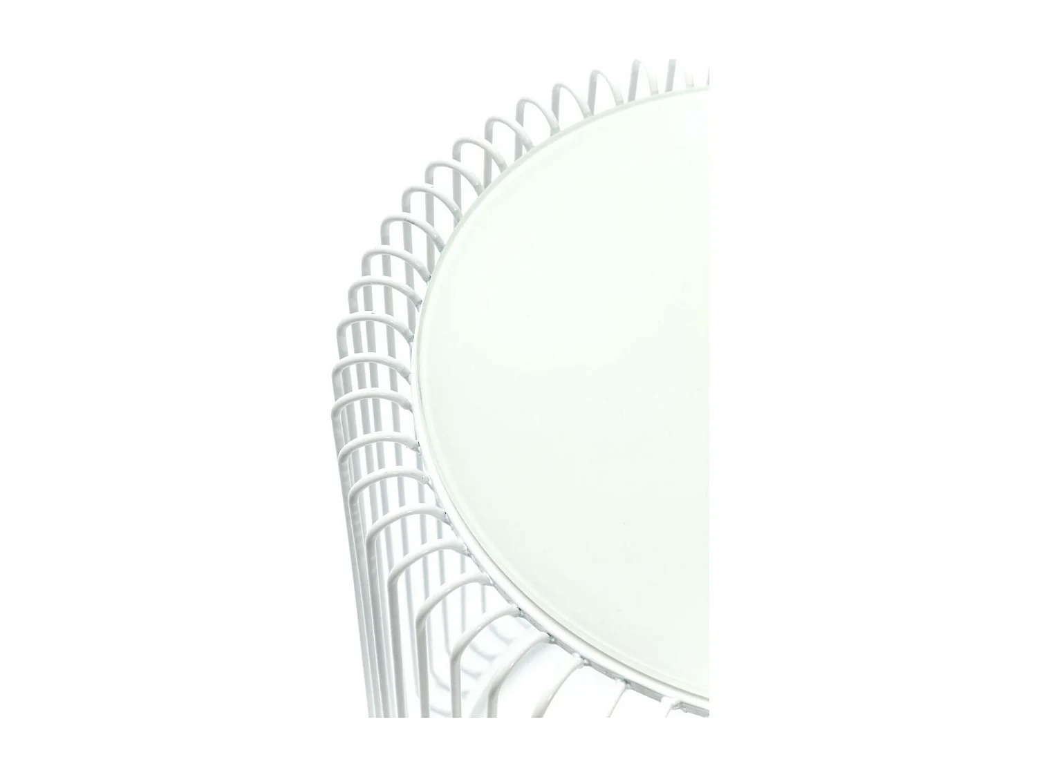 Tables d appoint Wire blanc Ø44cm (2/Set)