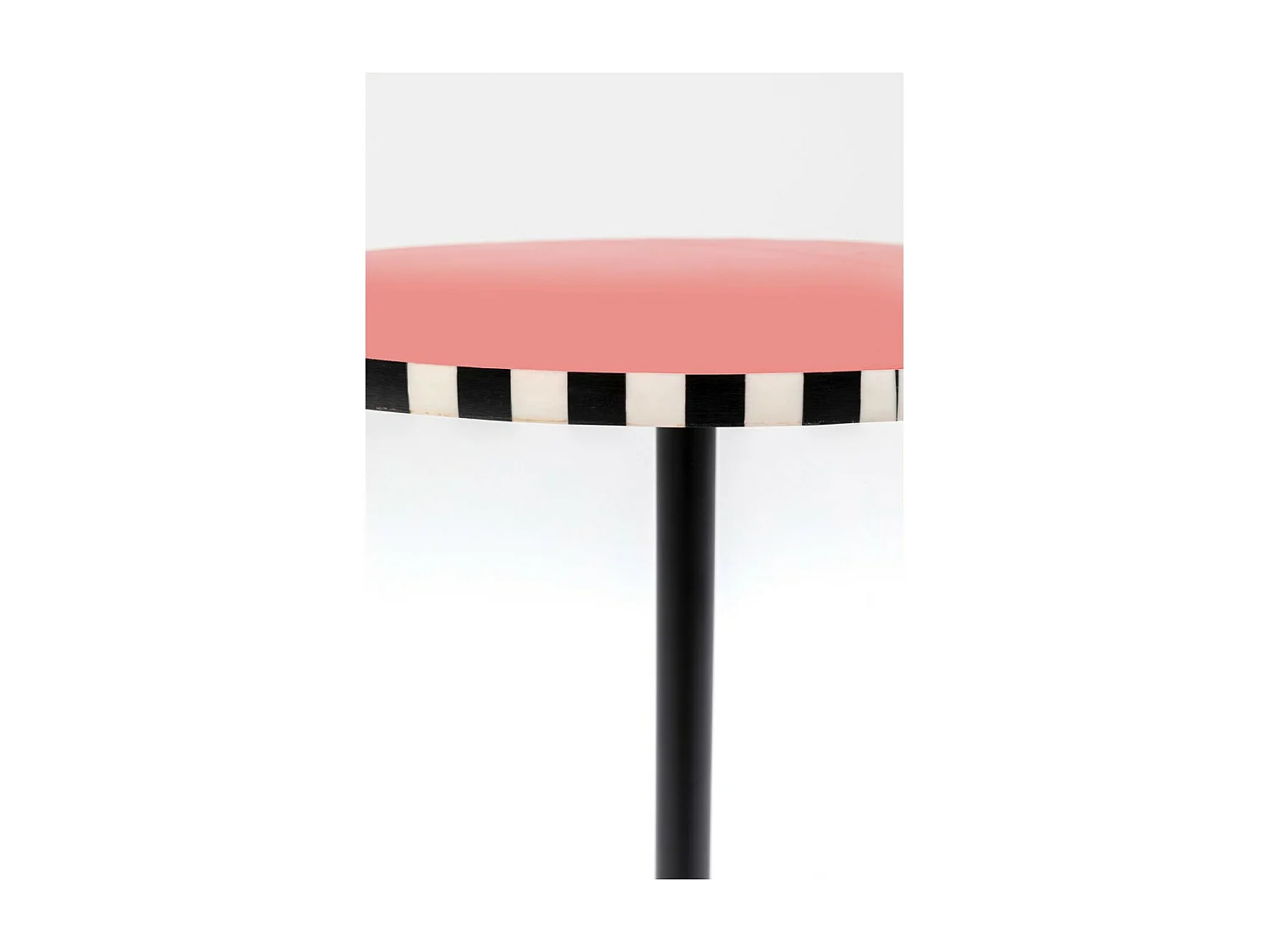 Beistelltisch Domero Checkers Rot Ø40cm