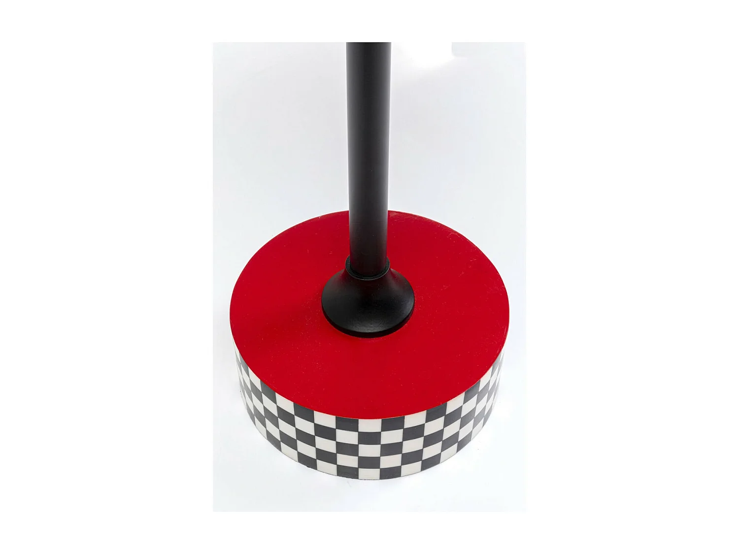 Beistelltisch Domero Checkers Rot Ø40cm