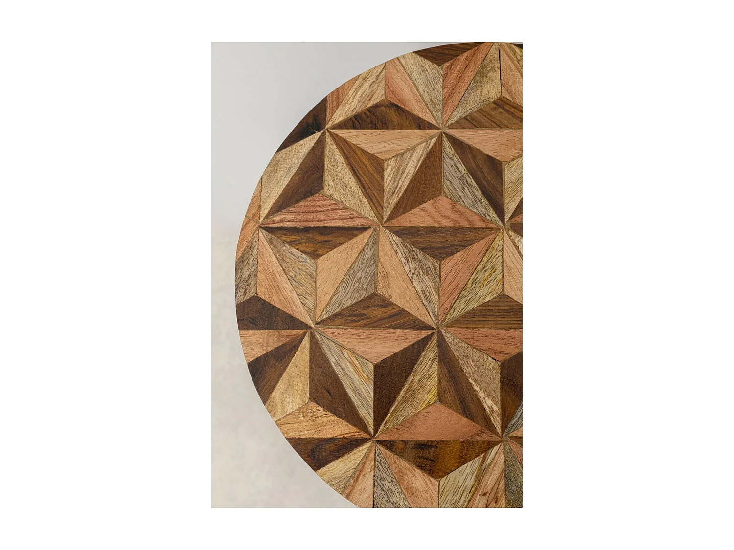 Table d appoint Domero Geo laiton Ø25cm