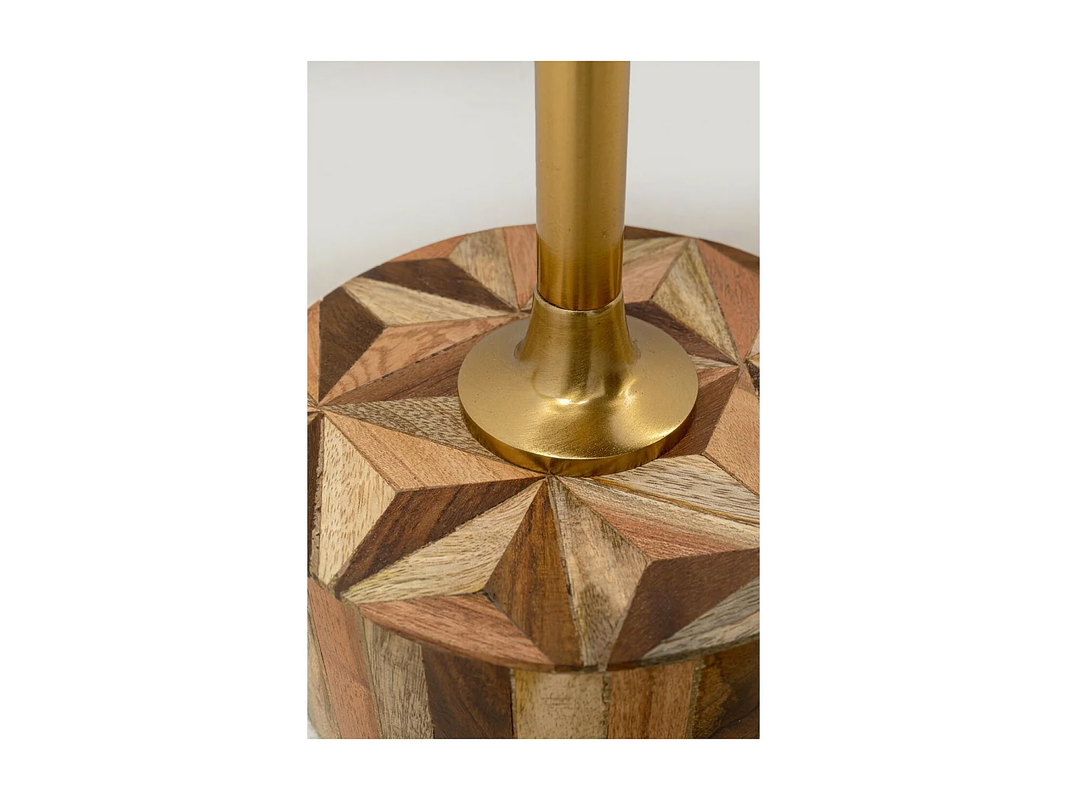 Table d appoint Domero Geo laiton Ø25cm