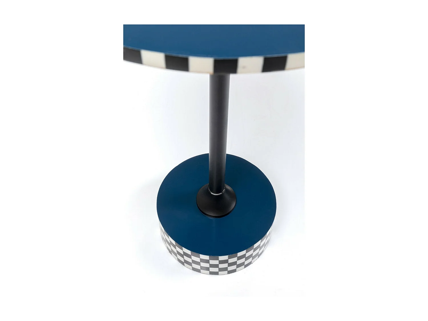 Beistelltisch Domero Race Blau Ø40cm