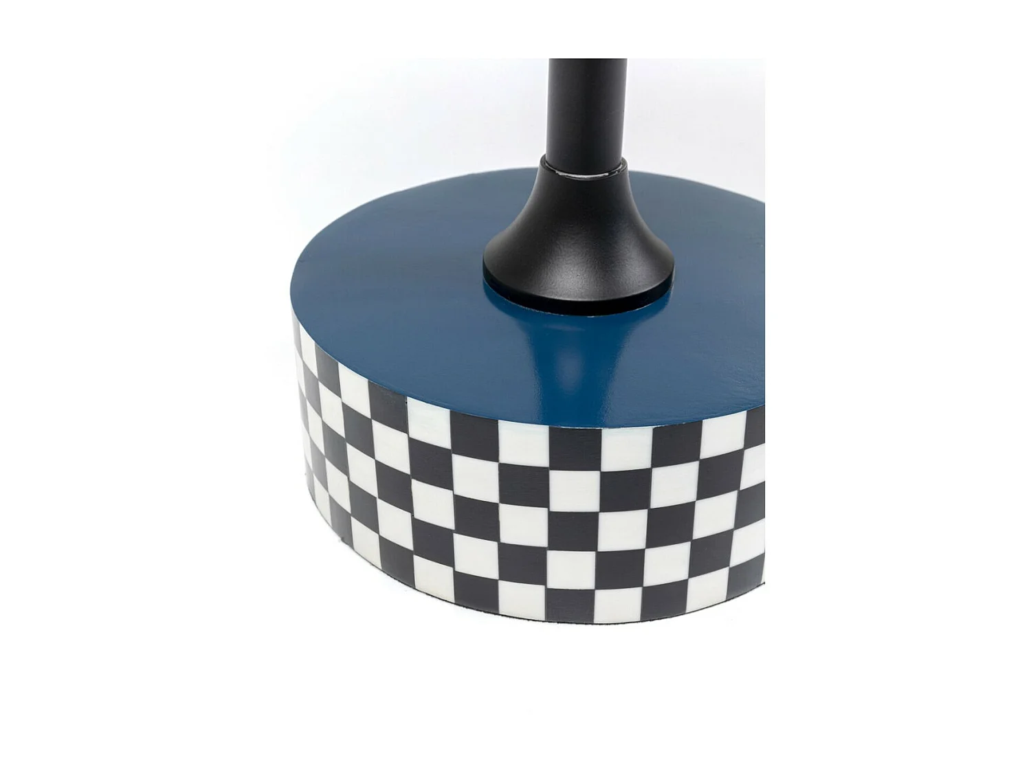 Beistelltisch Domero Race Blau Ø40cm