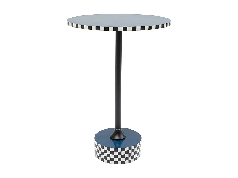 Beistelltisch Domero Race Blau Ø40cm