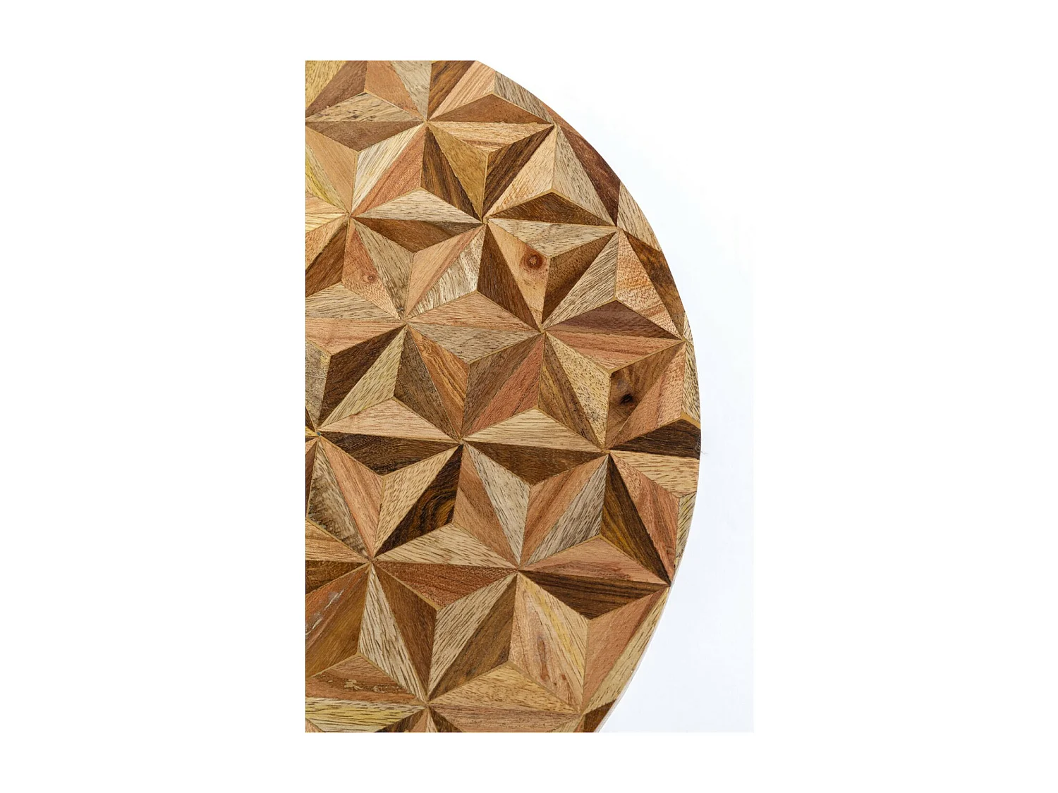 Table d appoint Domero Geo laiton Ø40cm