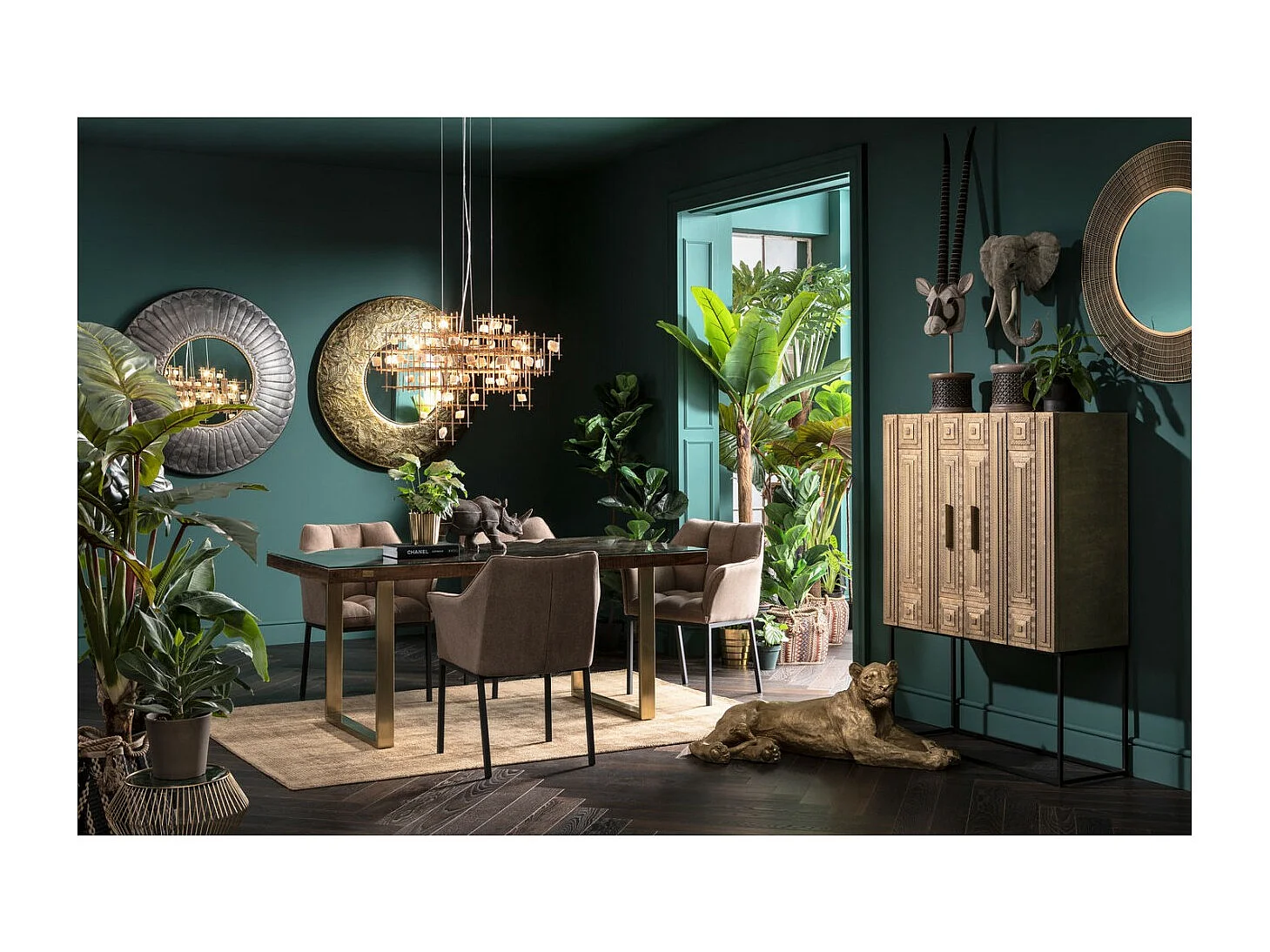 Deko Pflanze Rainforest Green 160cm