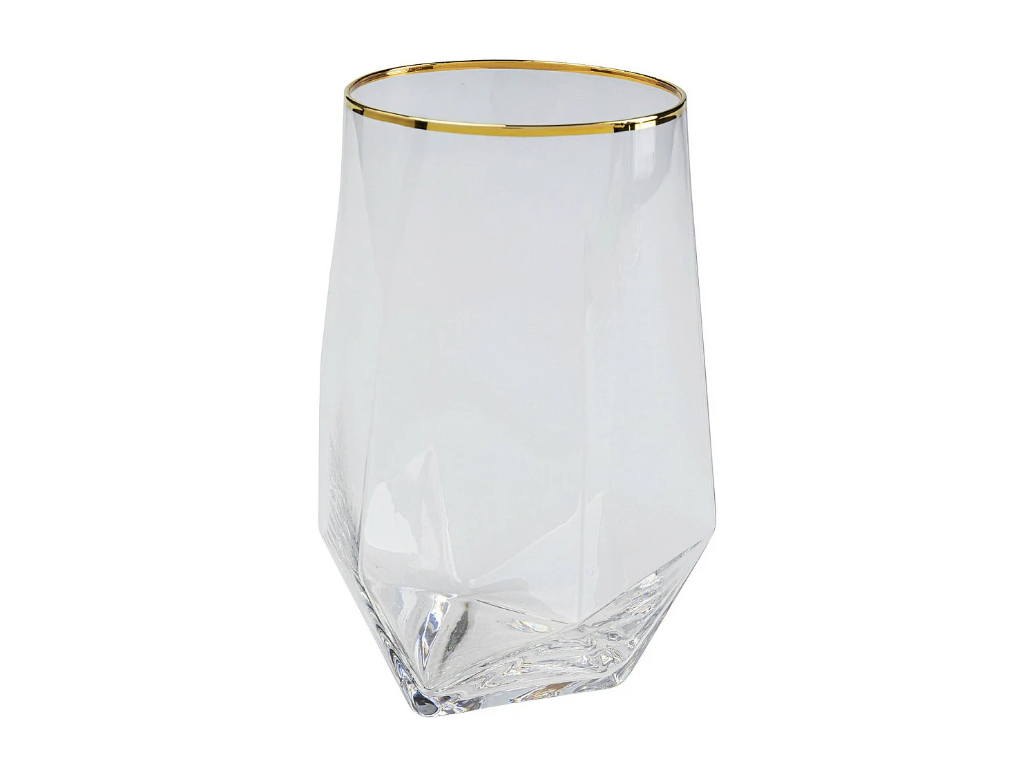 Verre à eau Diamond doré Rim