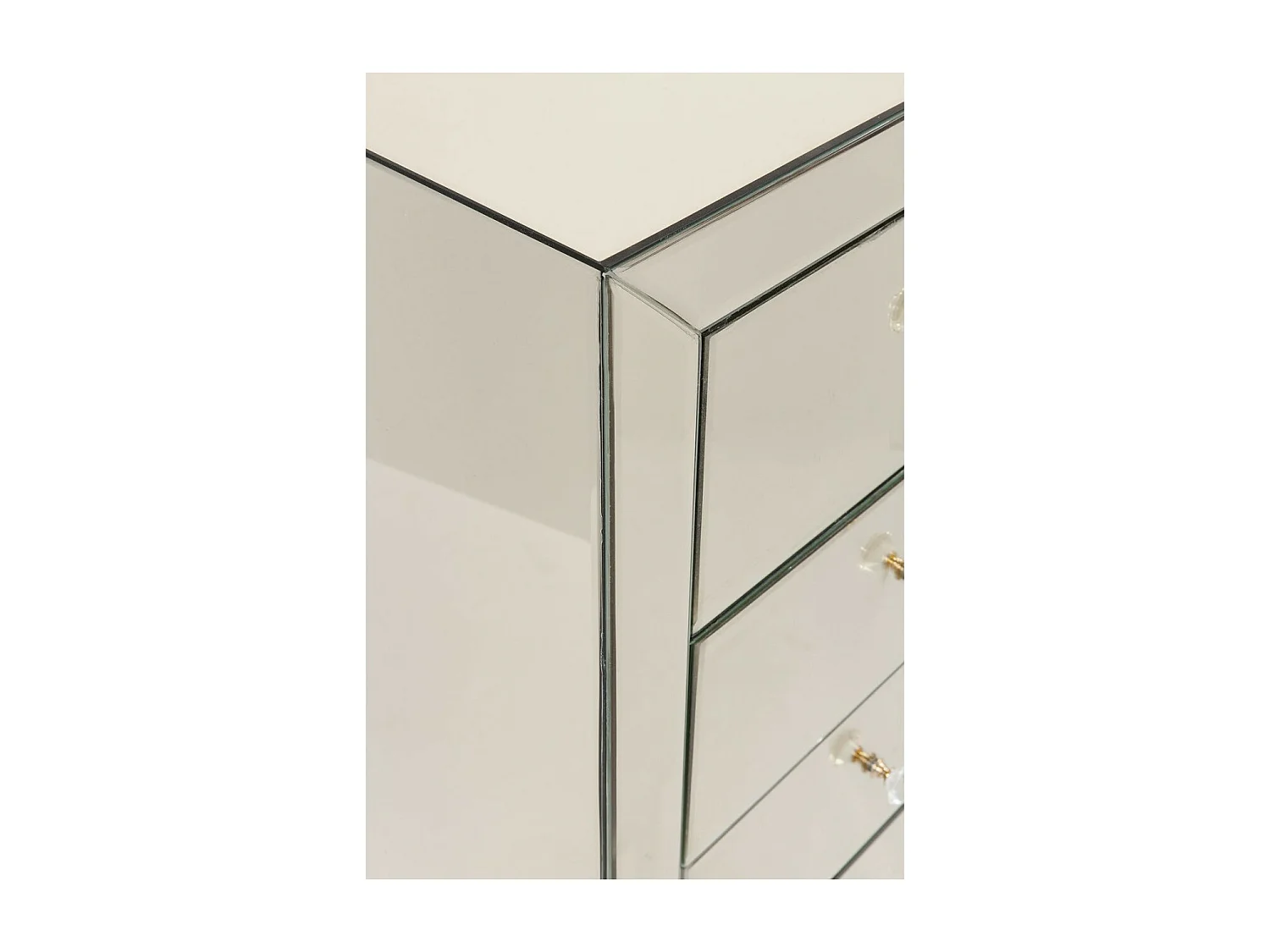 Hochkommode Luxury Champagne 5 Schübe