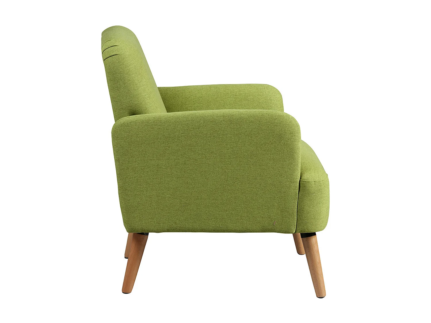TEODORE - Fauteuil Rembourré Tissu Vert