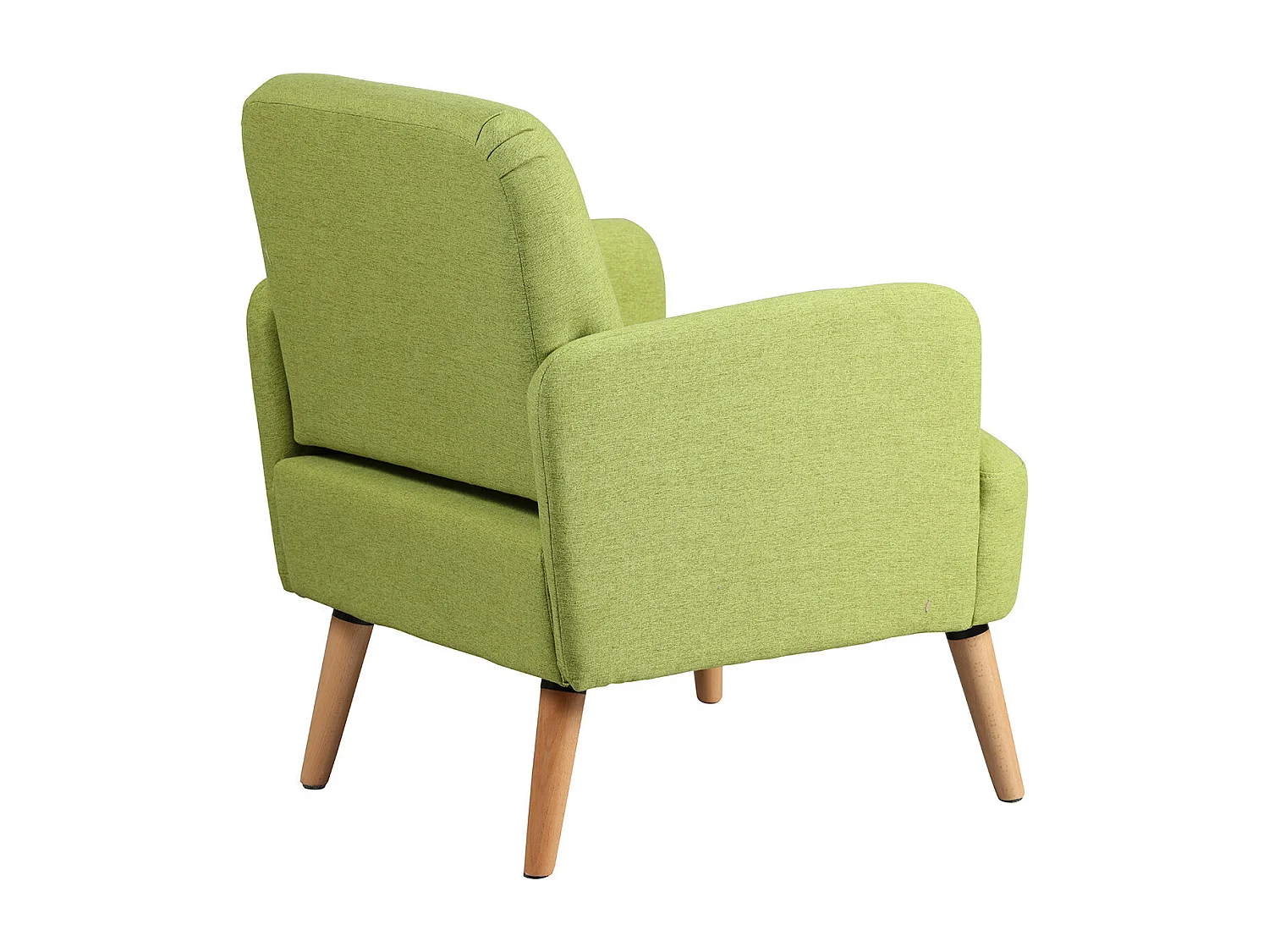 TEODORE - Fauteuil Rembourré Tissu Vert
