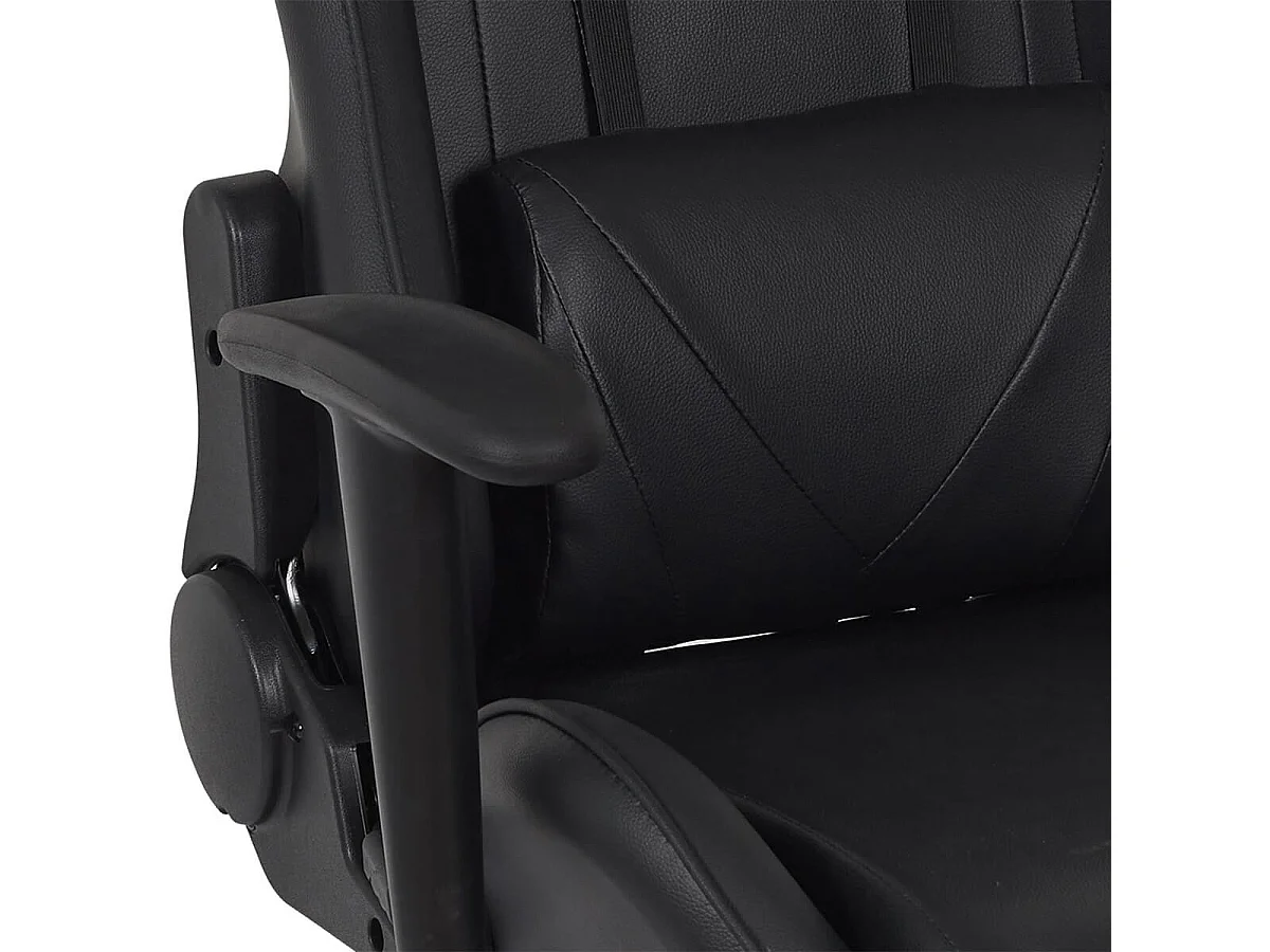 TWITCH - Fauteuil de Bureau Noir avec Rembourrages