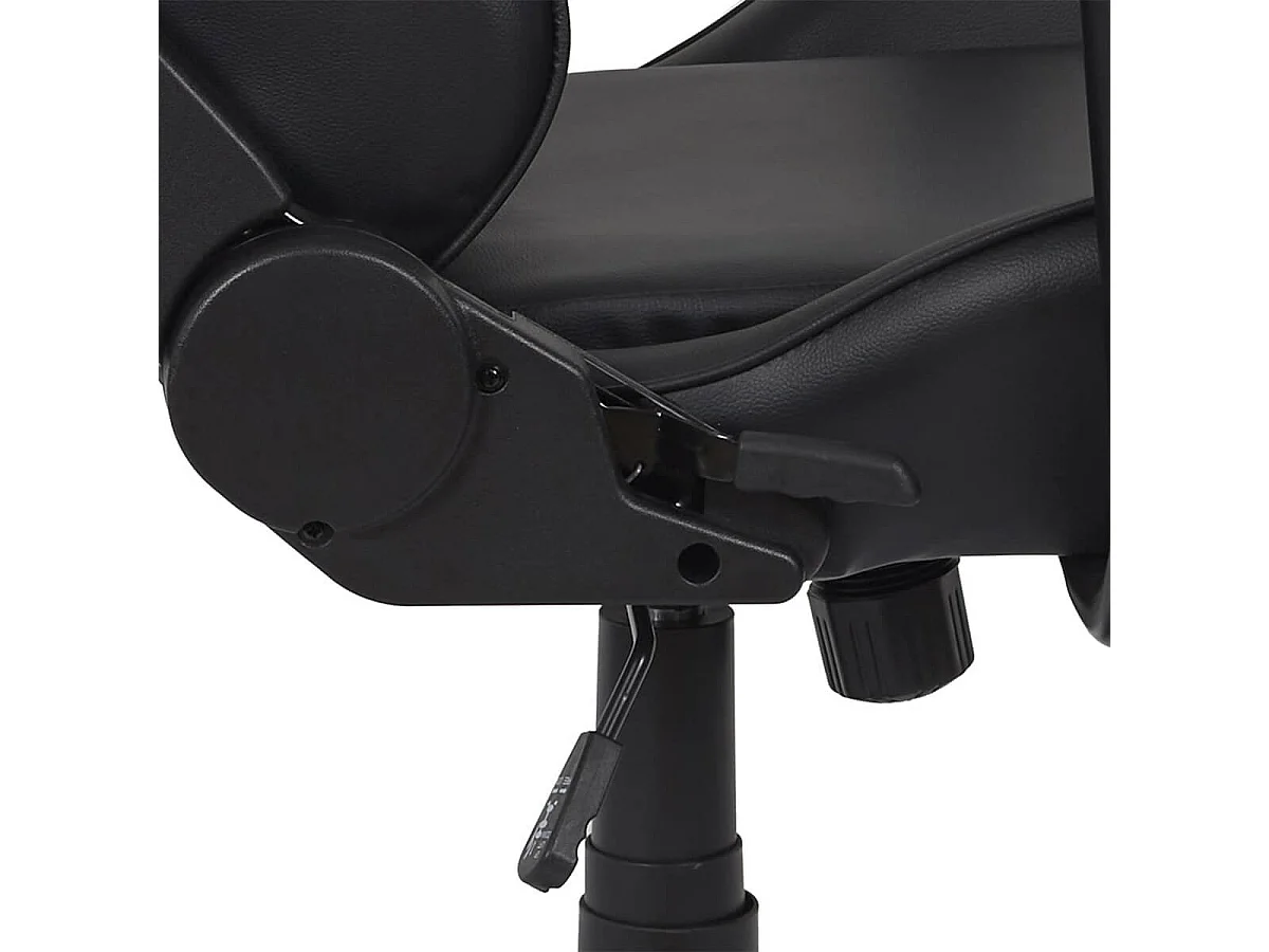 TWITCH - Fauteuil de Bureau Noir avec Rembourrages