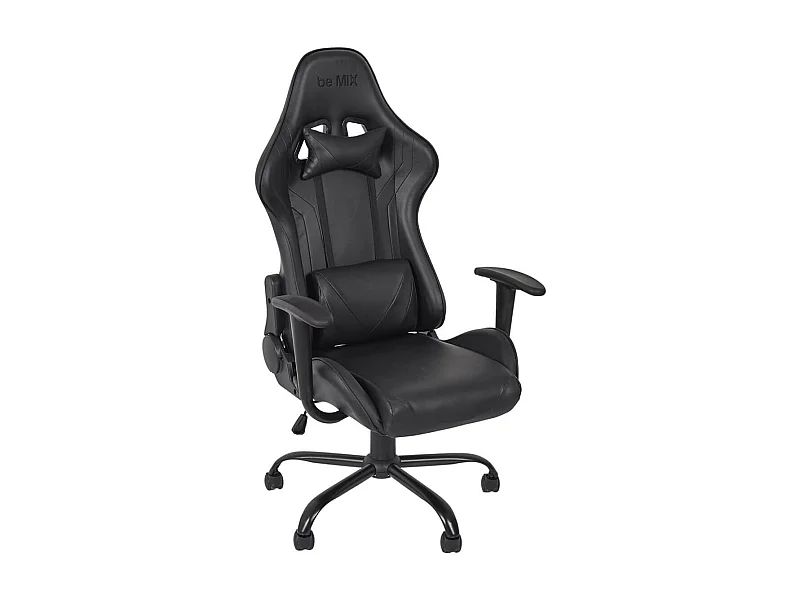 TWITCH - Fauteuil de Bureau Noir avec Rembourrages
