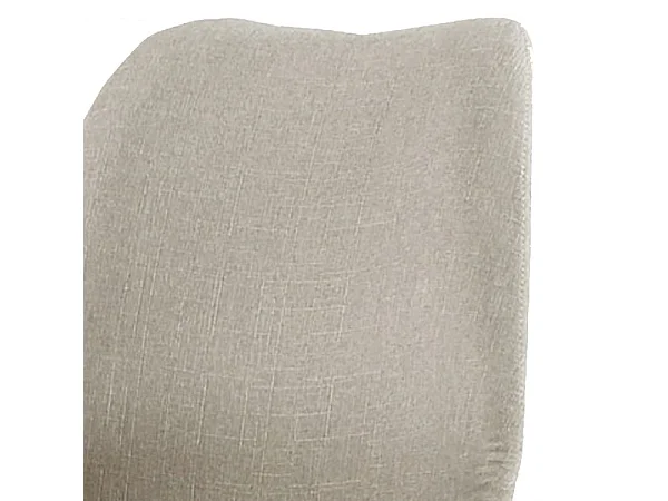 SKINNY - Chaise scandinave tissu teinté lin pieds hêtre (x2)