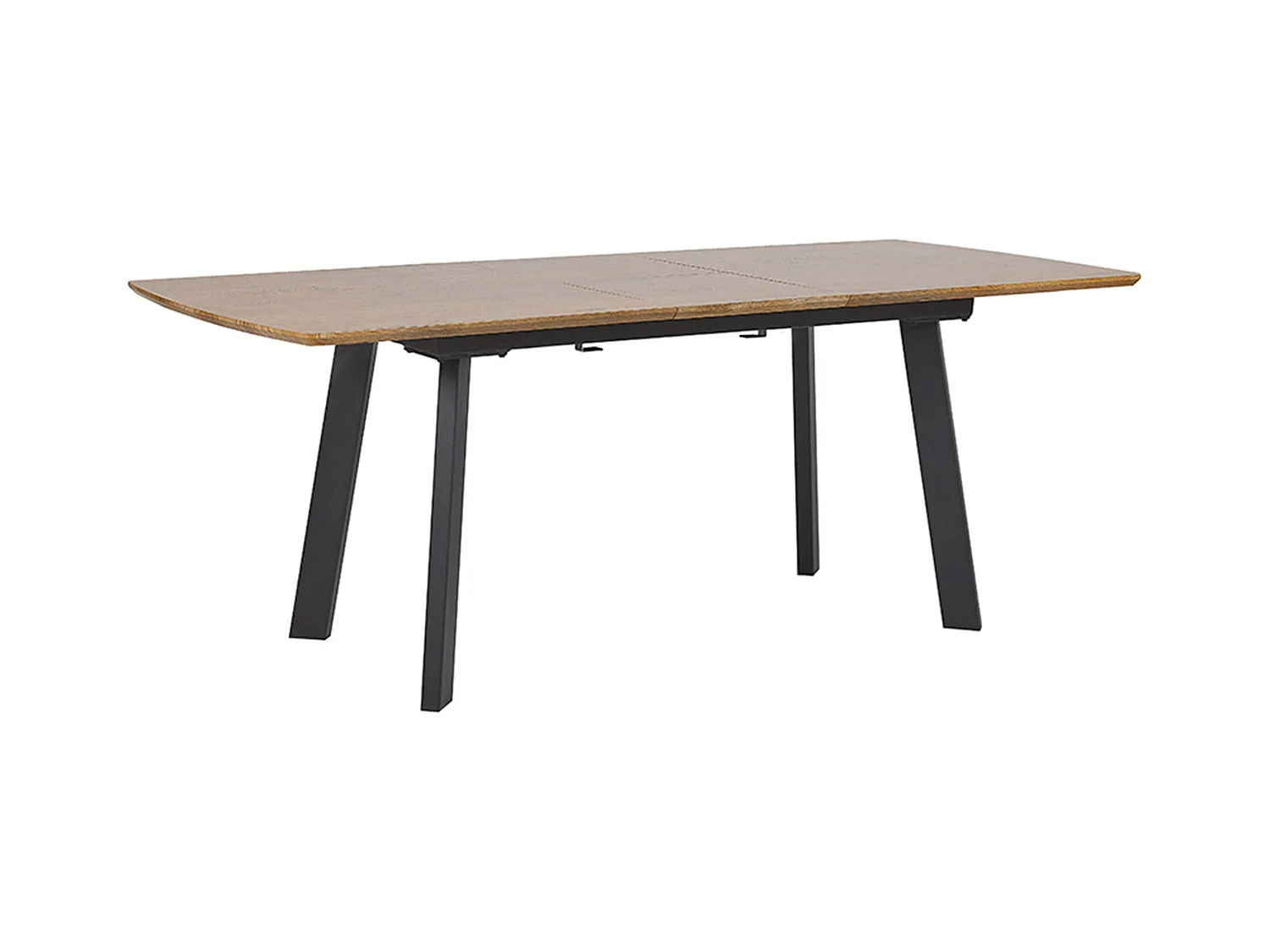 Table de salle à manger extensible SALVADOR Marron foncé 160/200 cm 90 cm