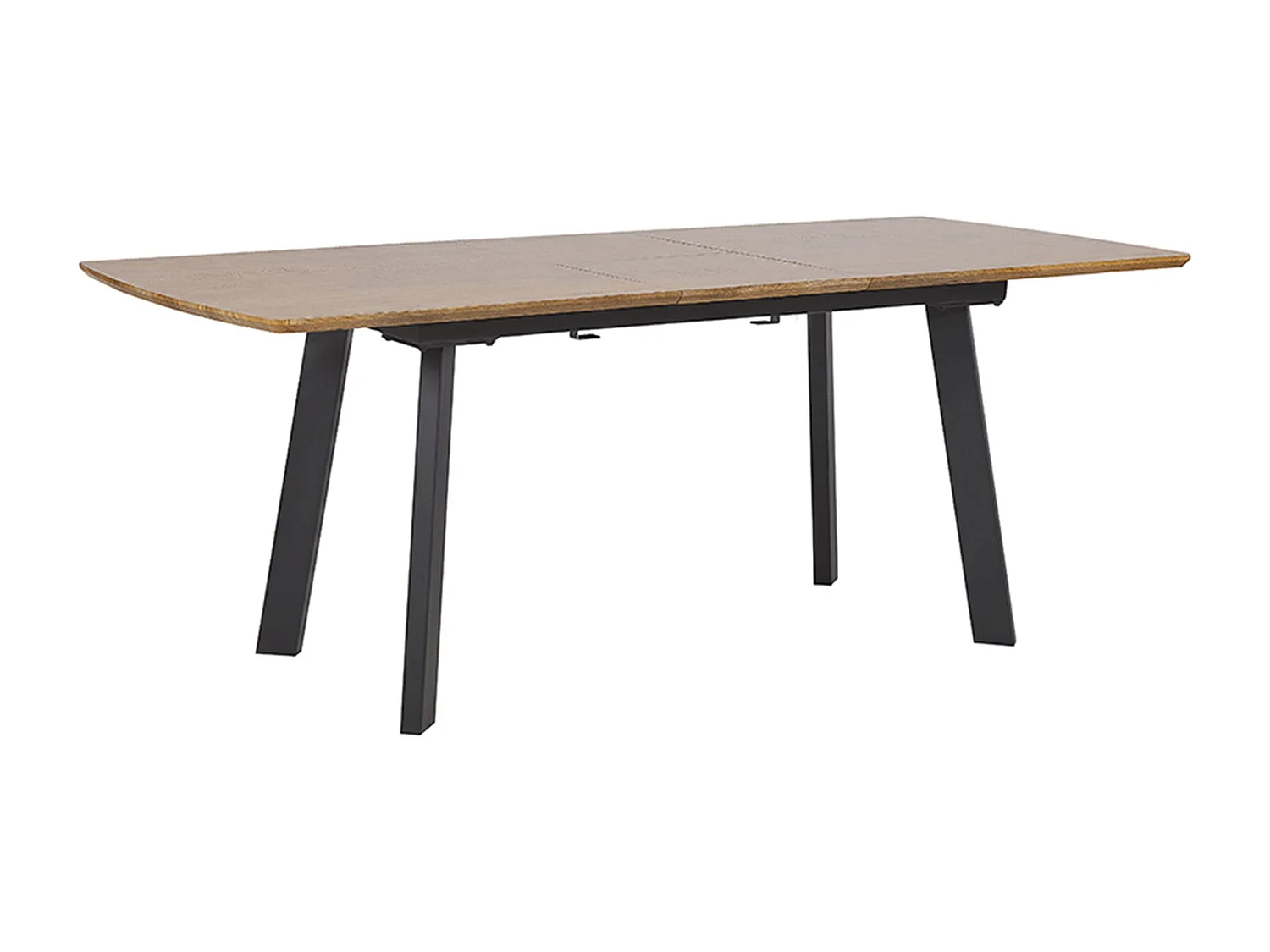 Mesa de jantar extensível SALVADOR Castanho escuro 160/200 cm 90 cm