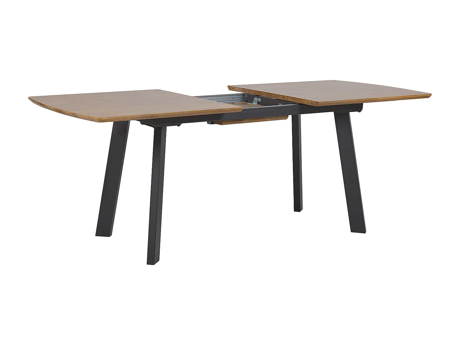 Tavolo da pranzo estensibile SALVADOR Marrone scuro 160/200 cm 90 cm