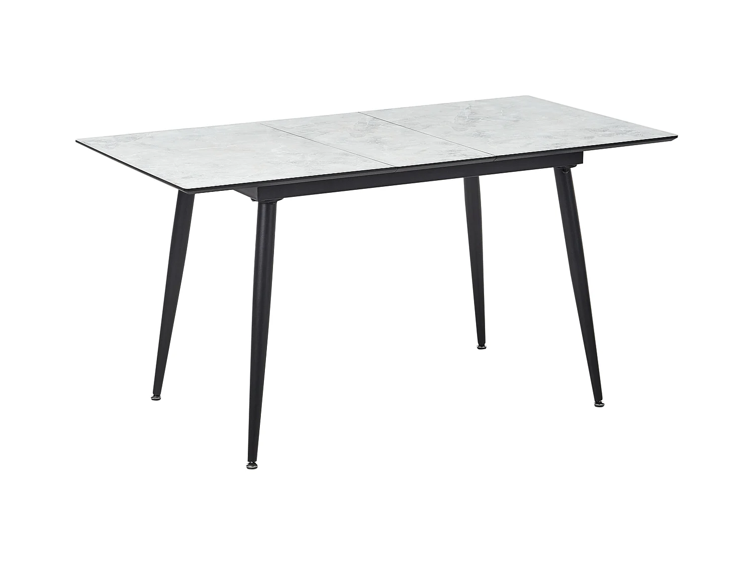 Eettafel EFTALIA Wit marmer 120/150 cm 80 cm