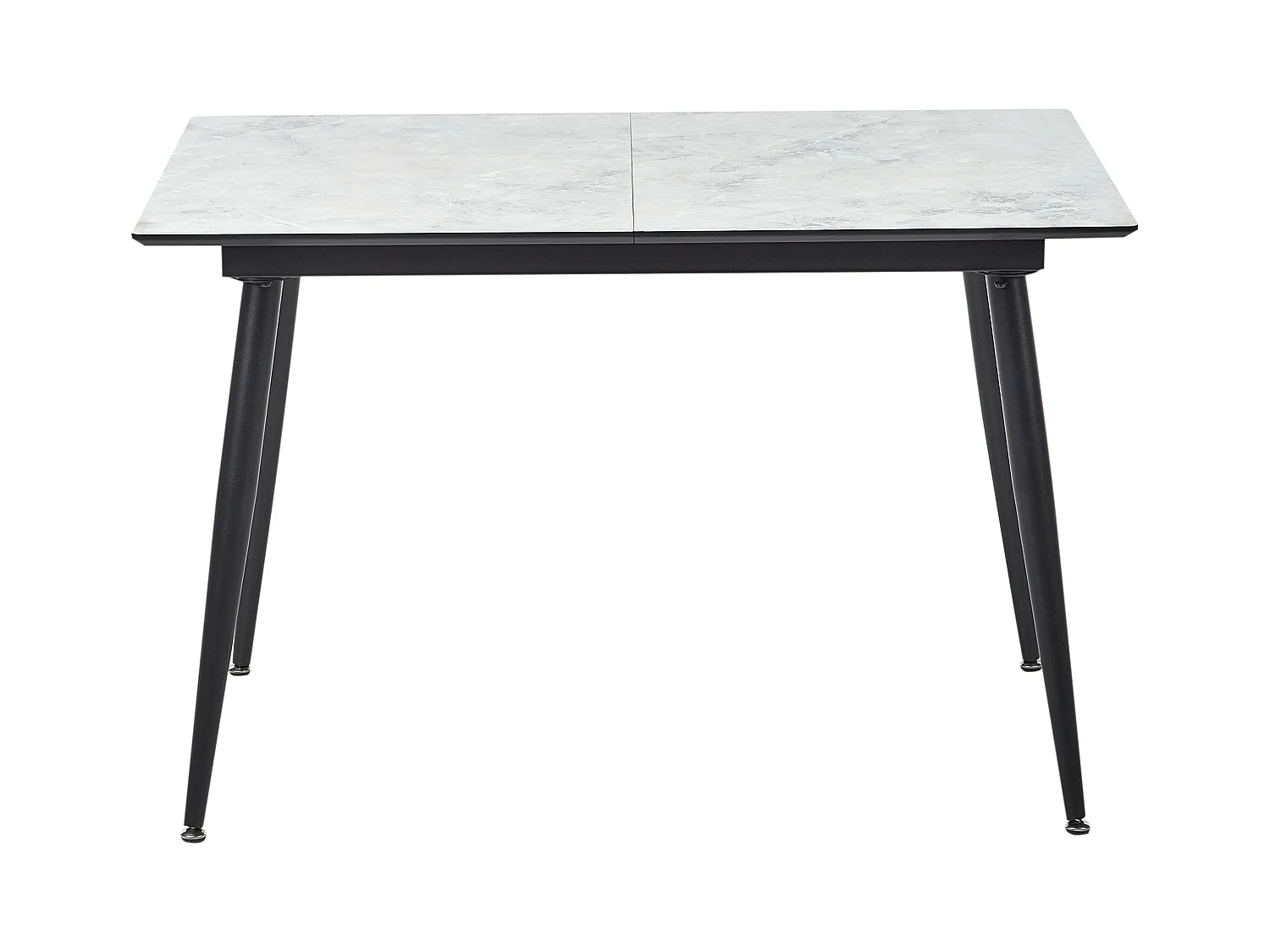 Mesa de comedor EFTALIA Mármol blanco 120/150 cm 80 cm