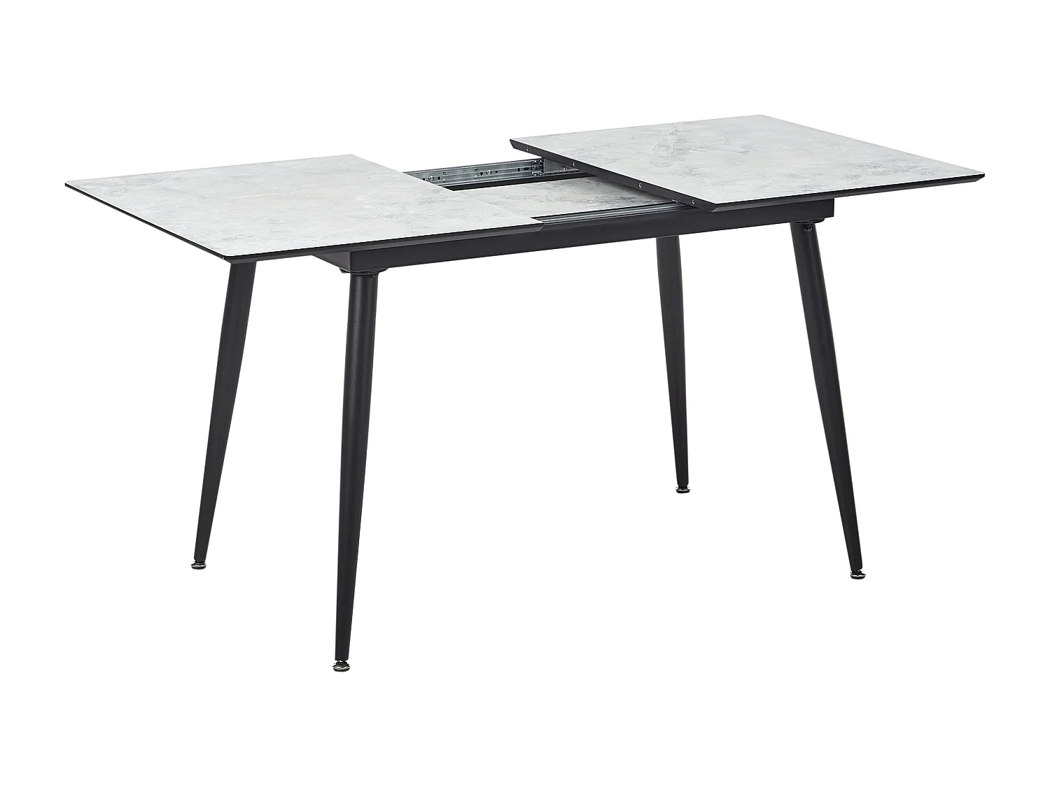 Table de repas EFTALIA Marbre blanc 120/150 cm 80 cm