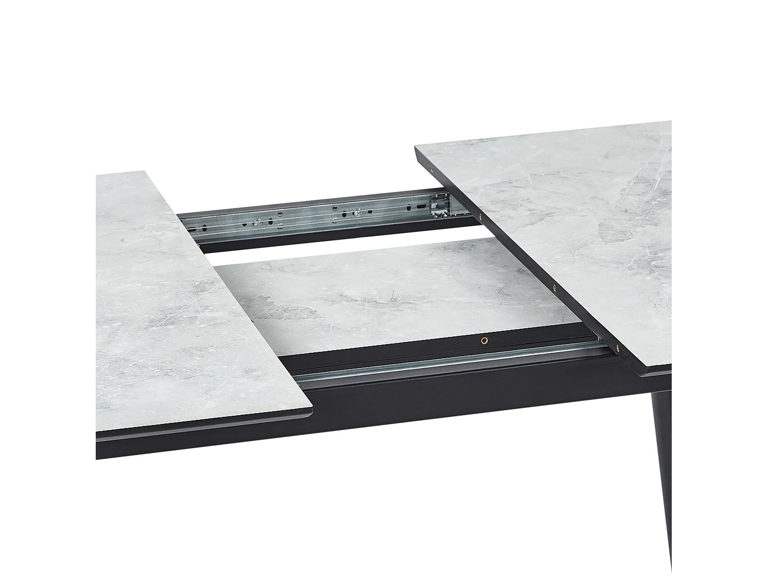 Table de repas EFTALIA Marbre blanc 120/150 cm 80 cm