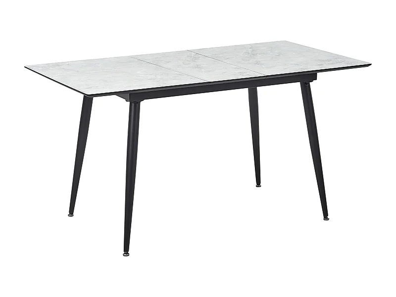 Table de repas EFTALIA Marbre blanc 120/150 cm 80 cm
