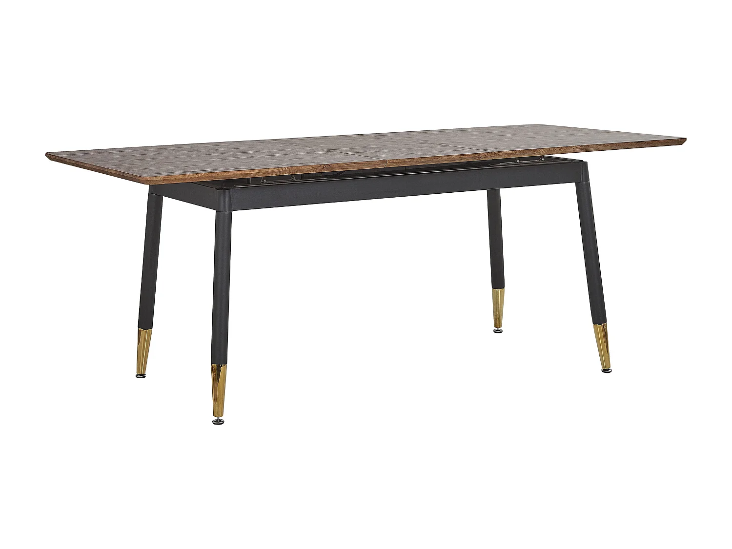 Table de salle à manger extensible CALIFORNIA Marron foncé 160/200 cm 90 cm