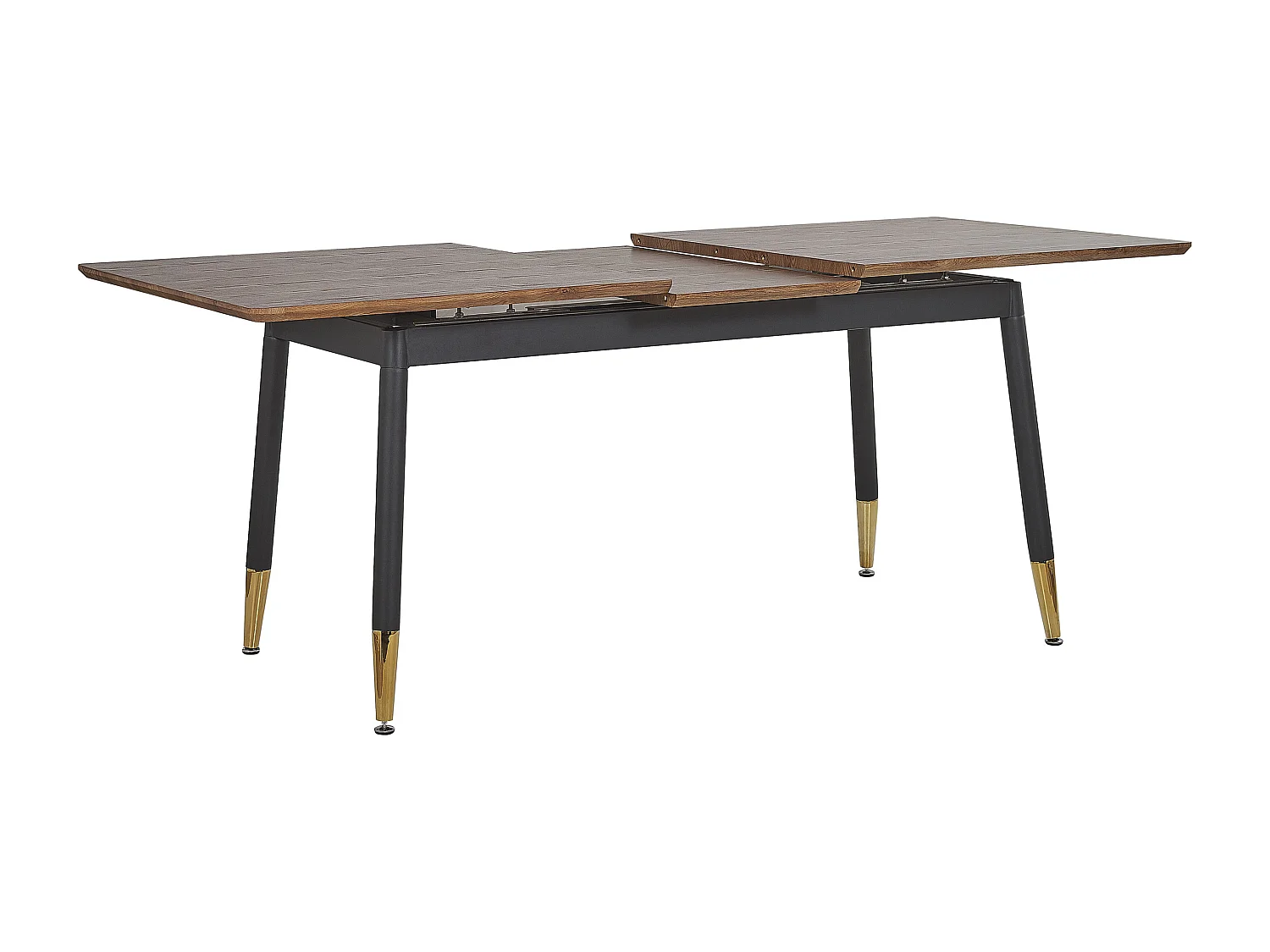 Table de salle à manger extensible CALIFORNIA Marron foncé 160/200 cm 90 cm