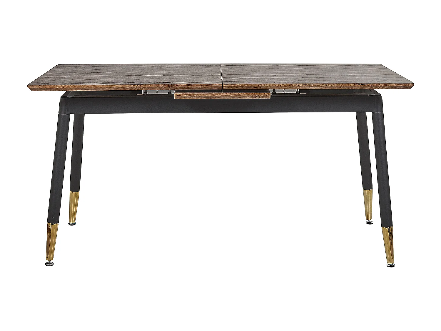 Table de salle à manger extensible CALIFORNIA Marron foncé 160/200 cm 90 cm