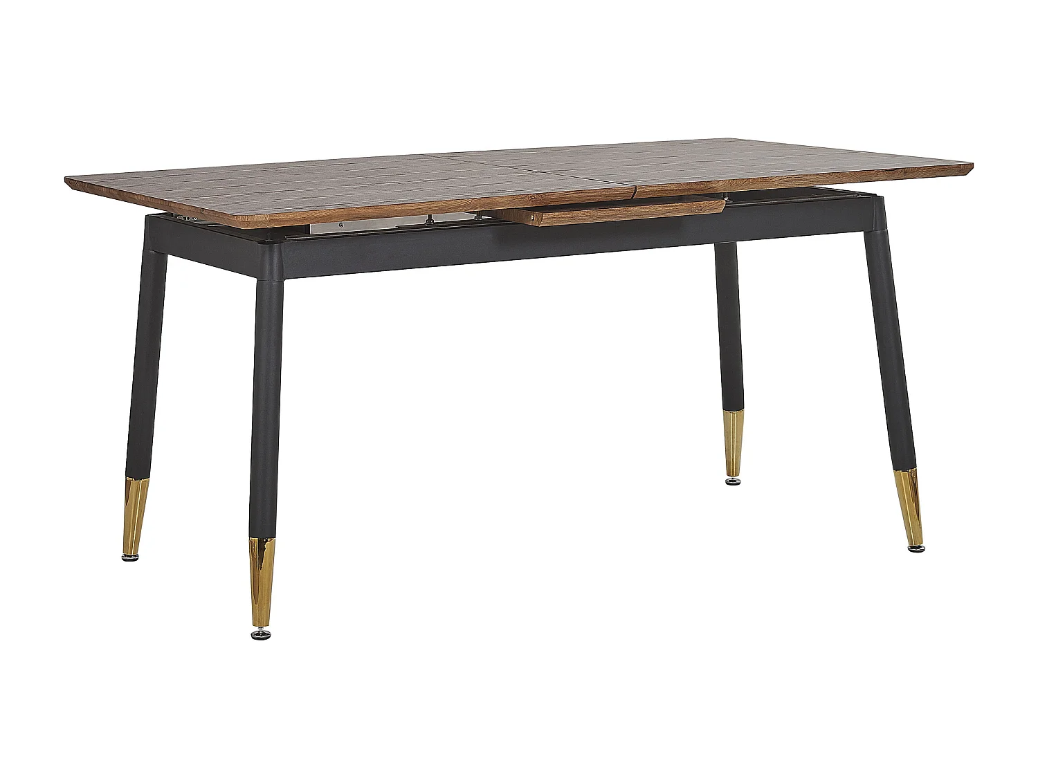 Table de salle à manger extensible CALIFORNIA Marron foncé 160/200 cm 90 cm